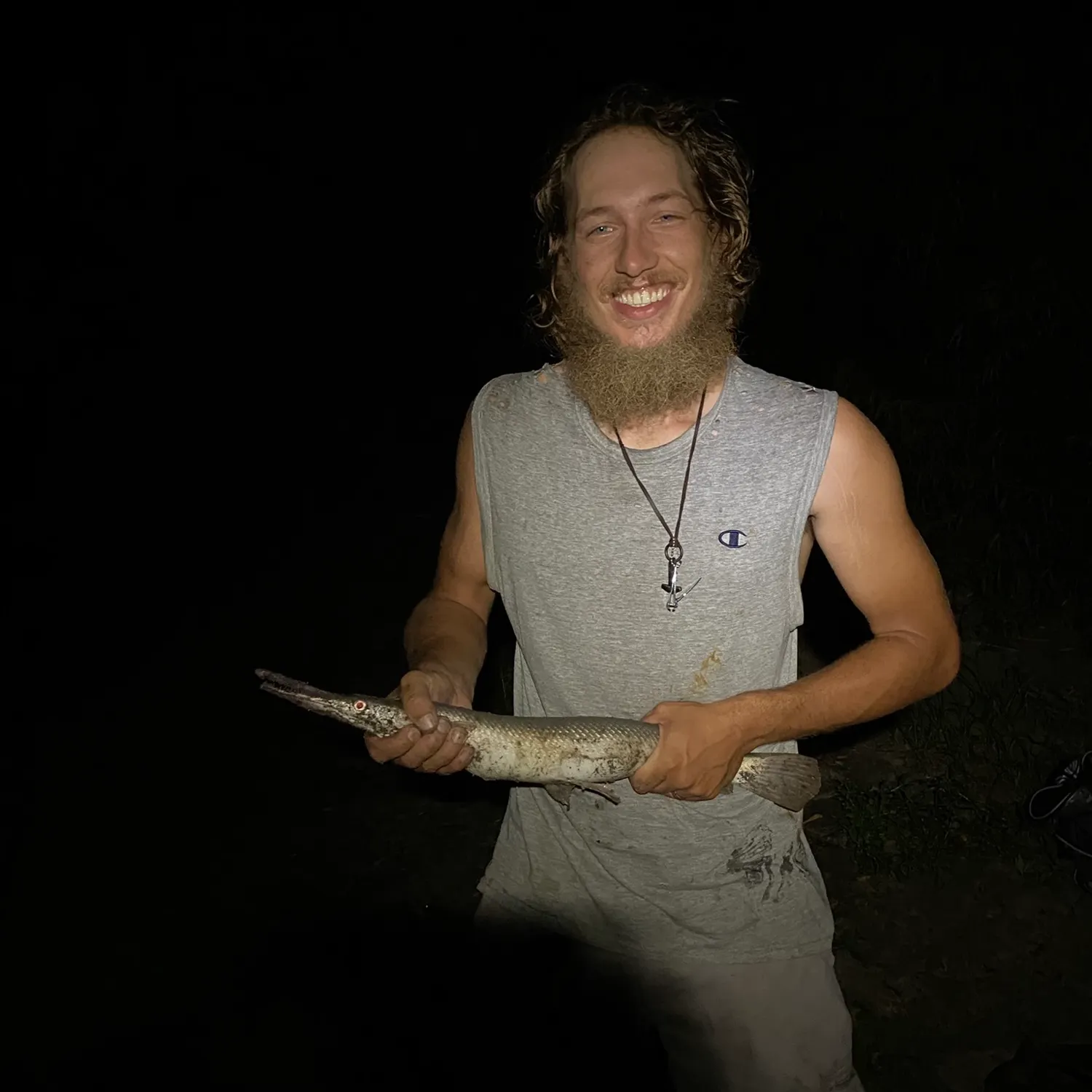 Shortnose gar caught on Fishbrain