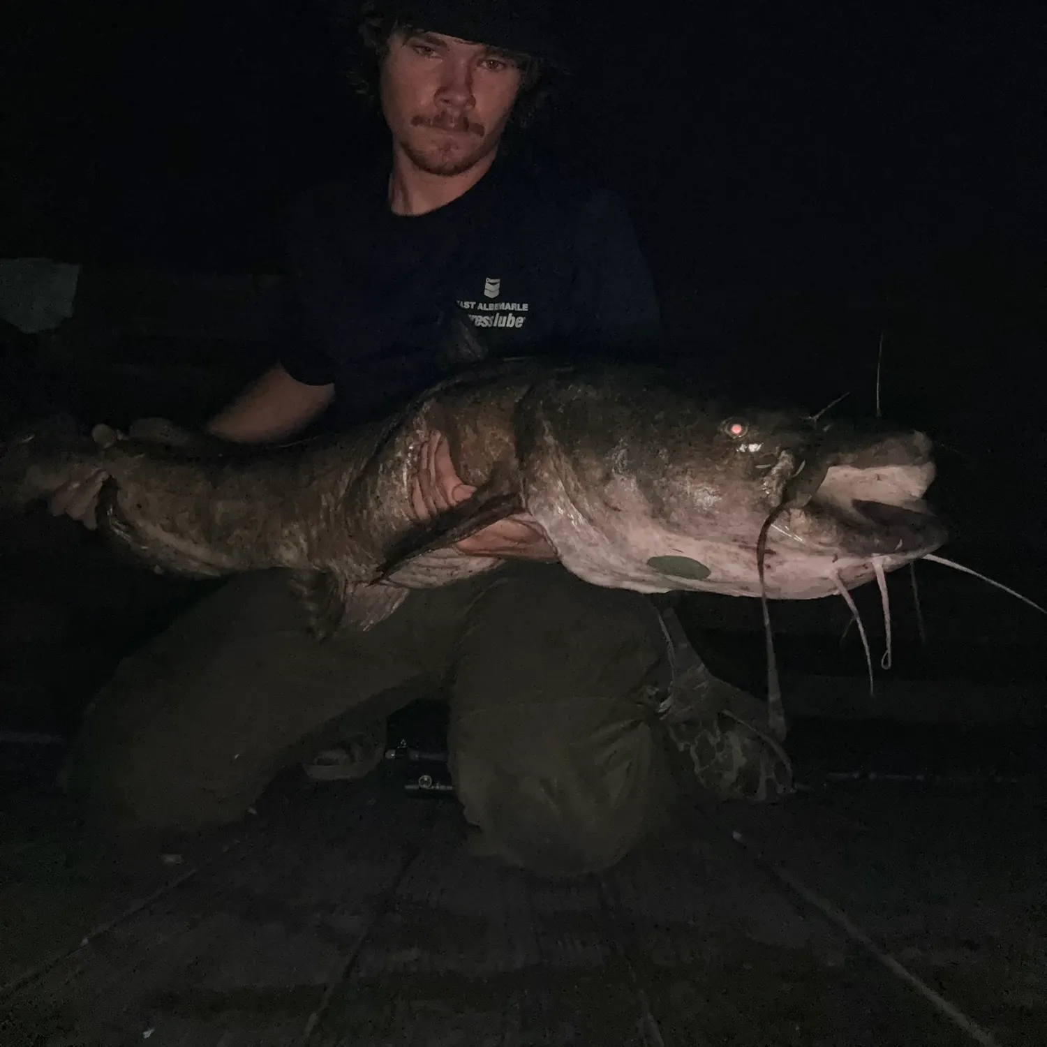Flathead catfish caught on Fishbrain