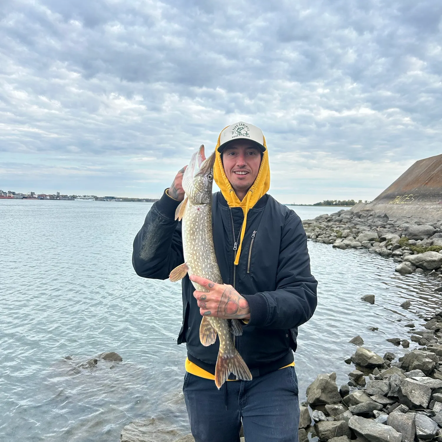 Northern pike caught on Fishbrain