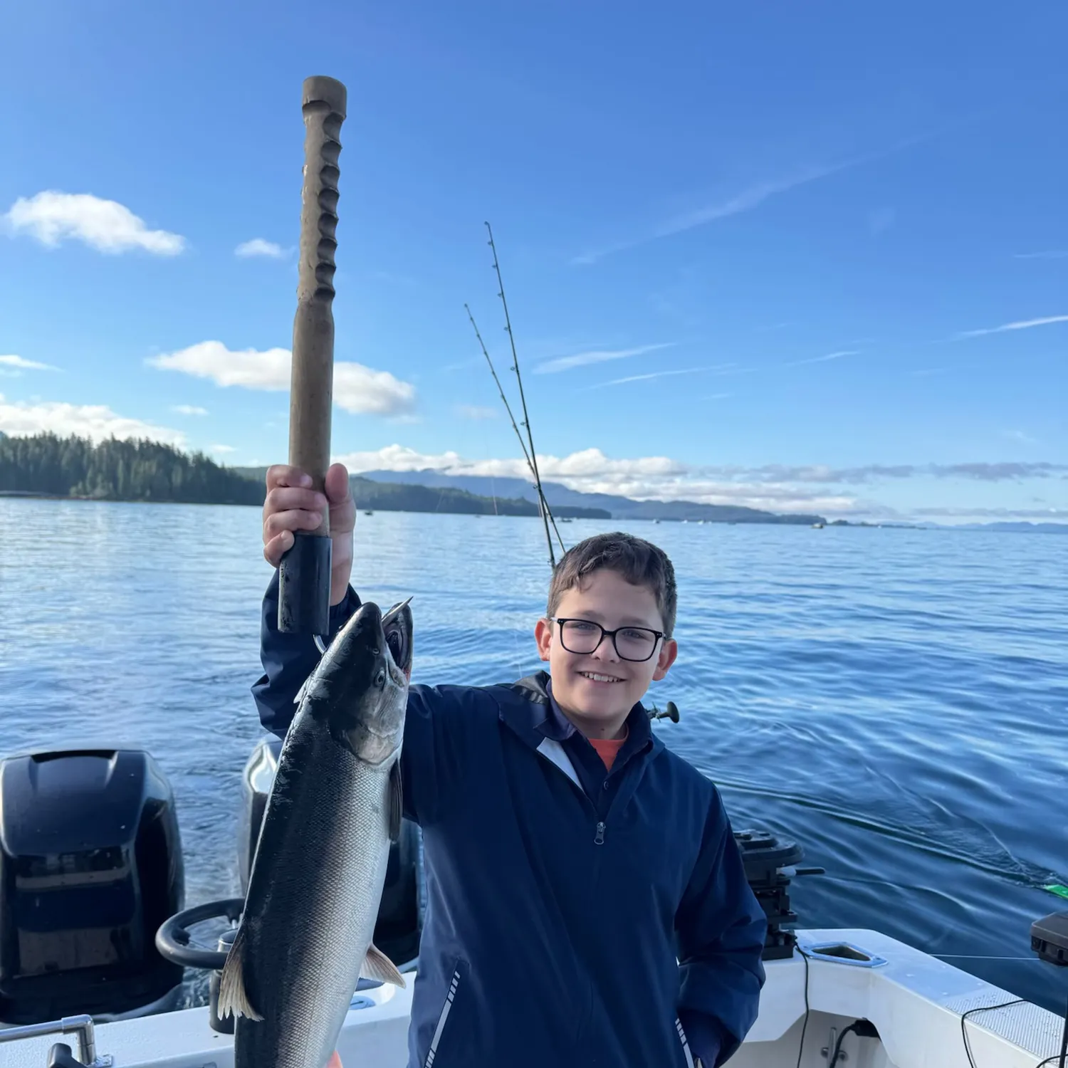 Coho salmon caught on Fishbrain
