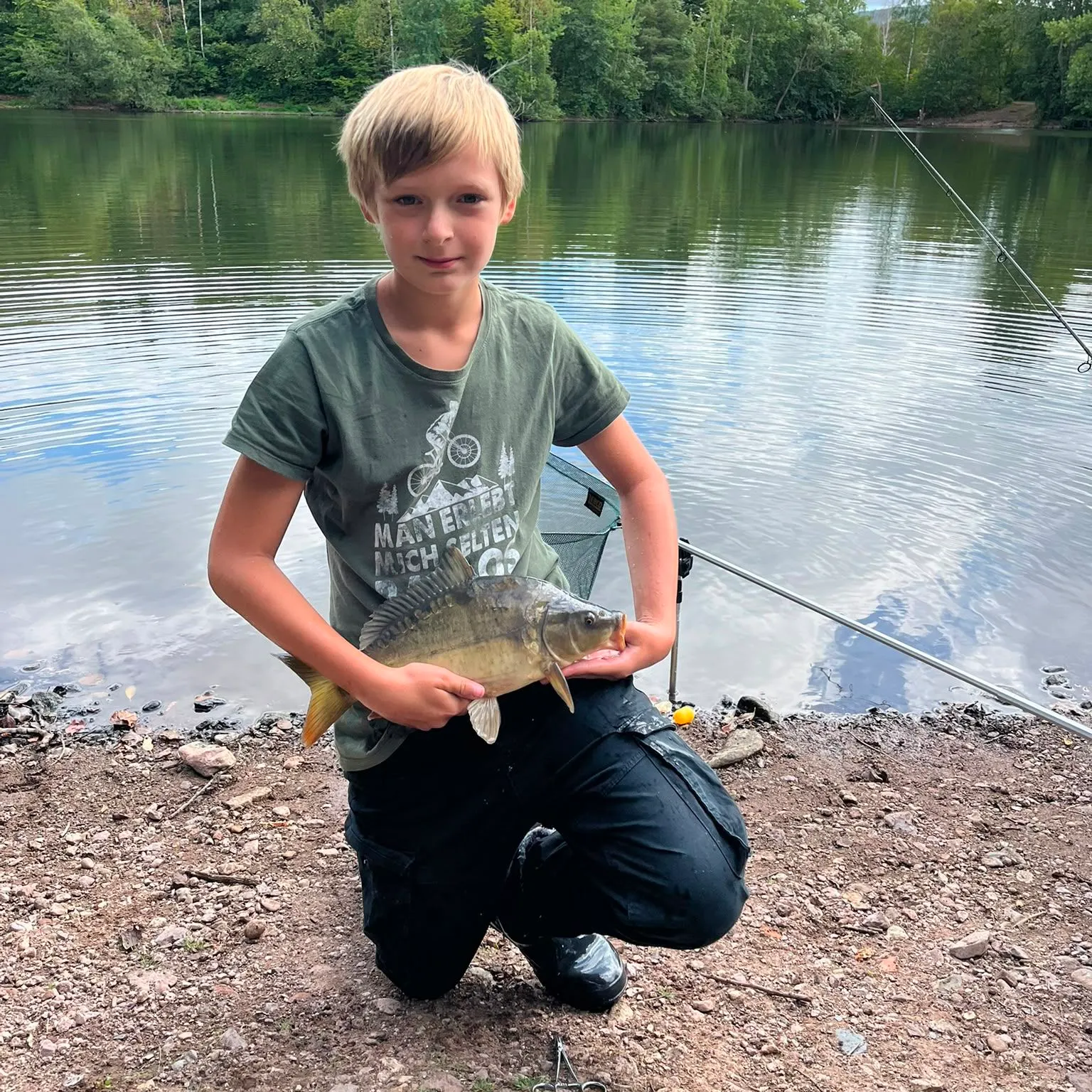Mirror carp caught on Fishbrain