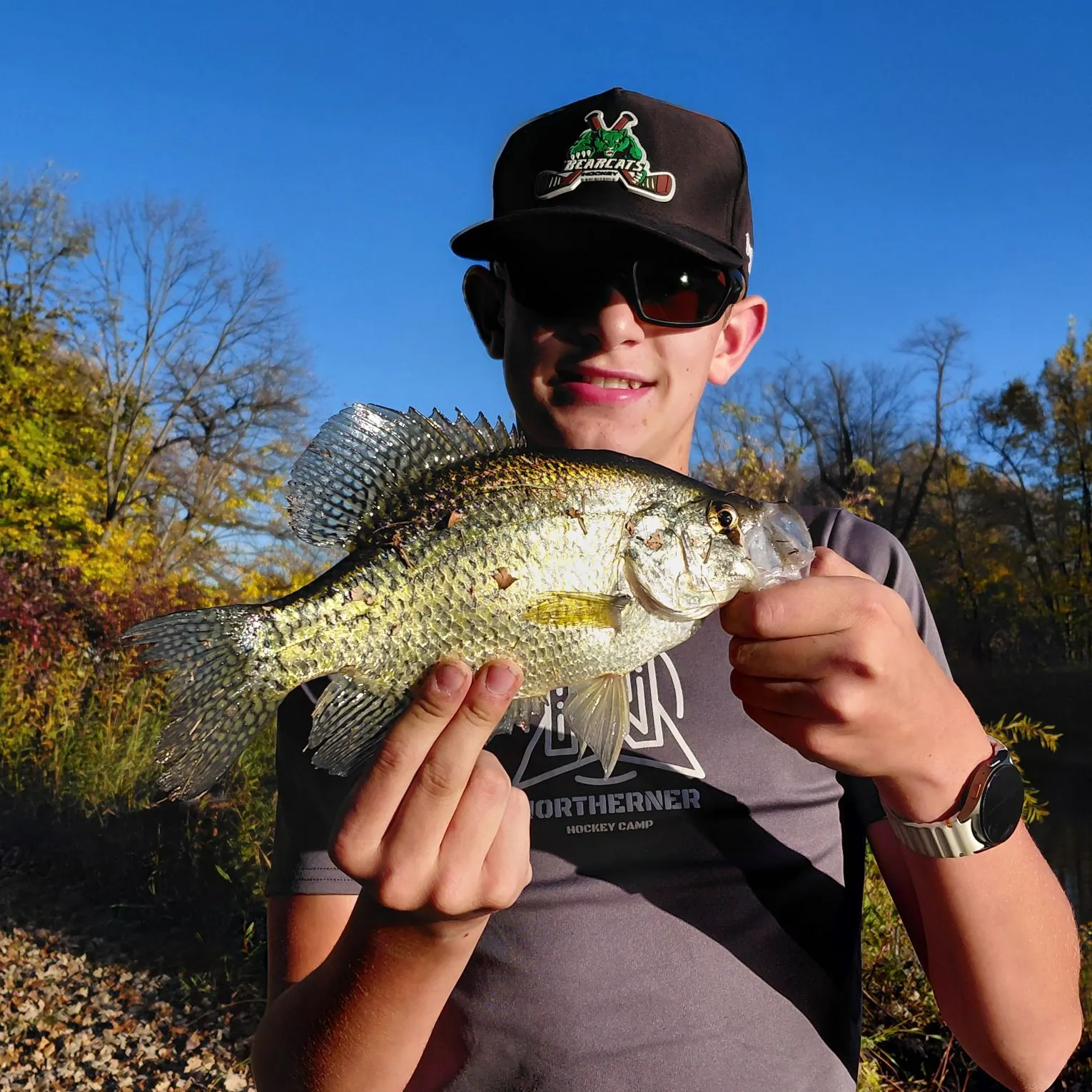 Black crappie caught on Fishbrain