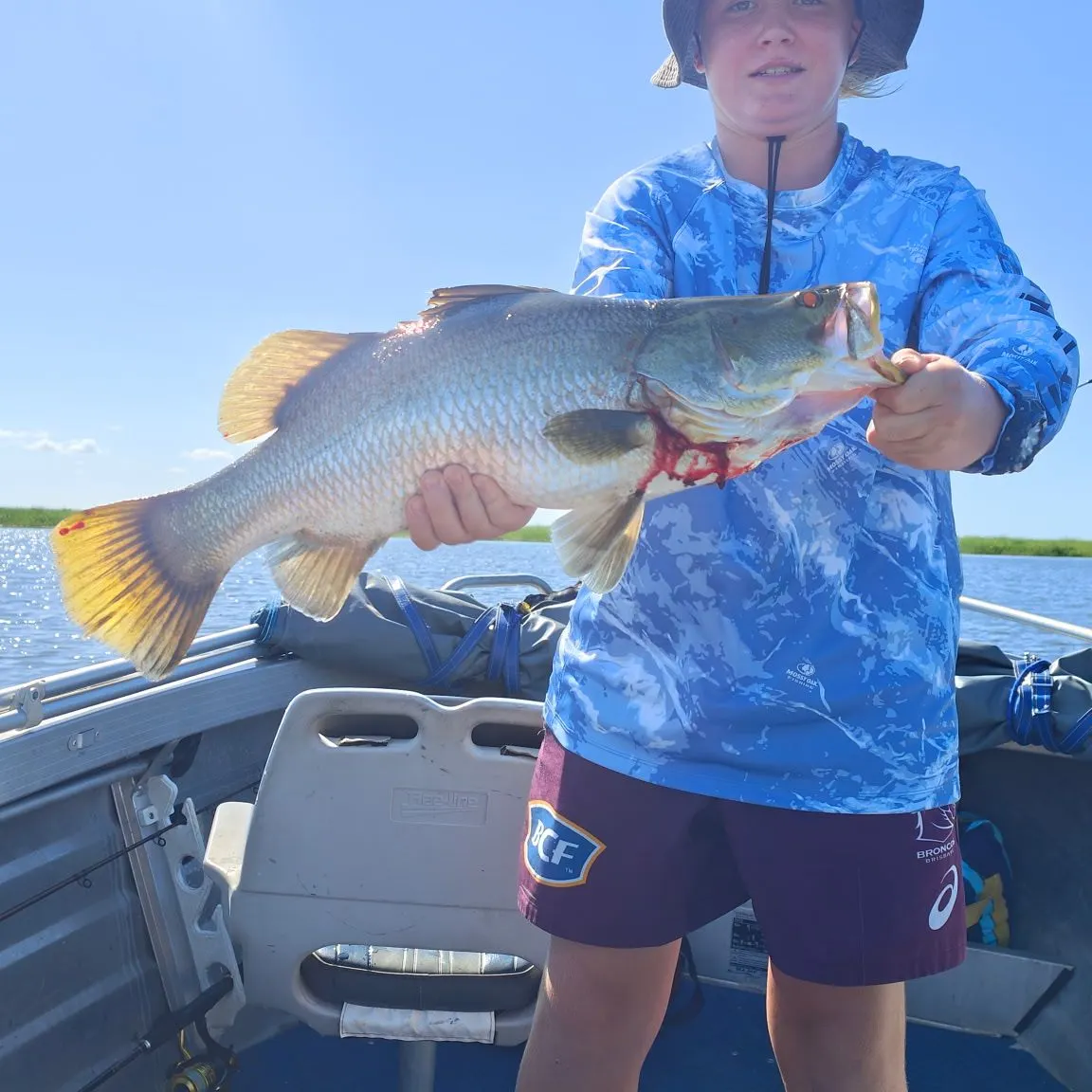 Barramundi caught on Fishbrain
