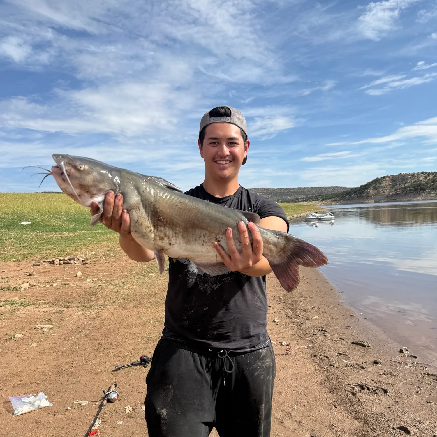 Channel catfish caught on Fishbrain