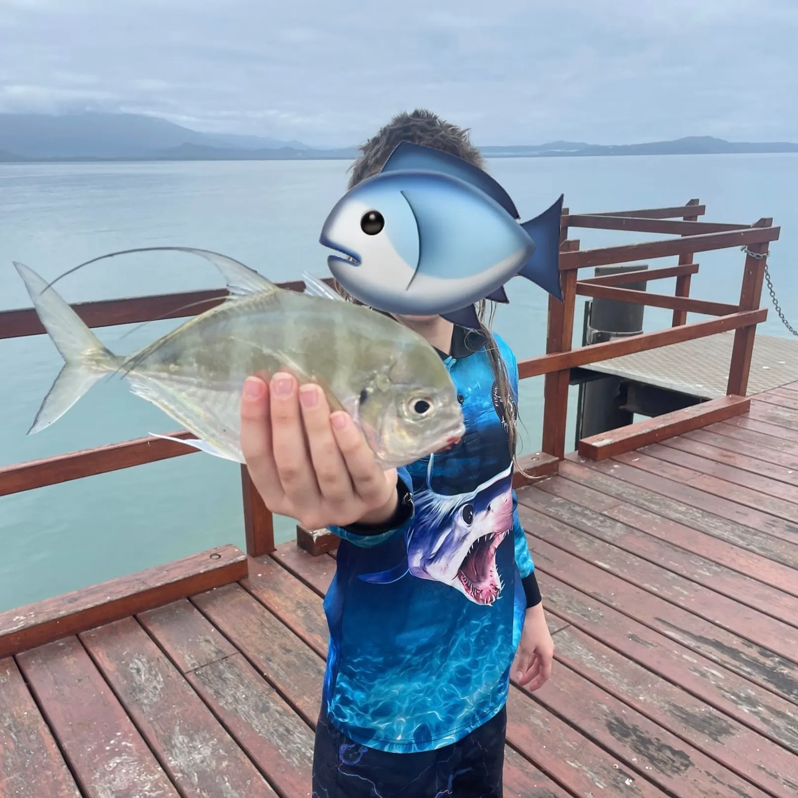 Longfin trevally caught on Fishbrain