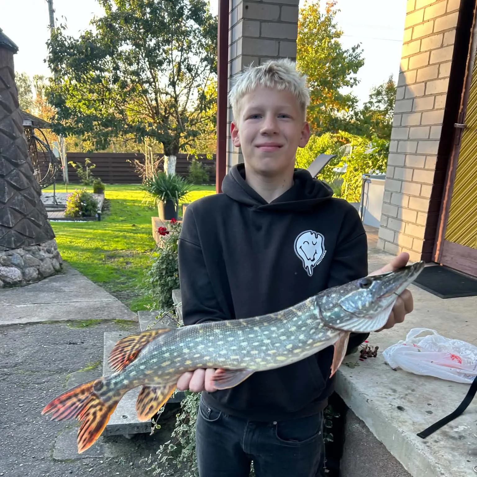 Northern pike caught on Fishbrain