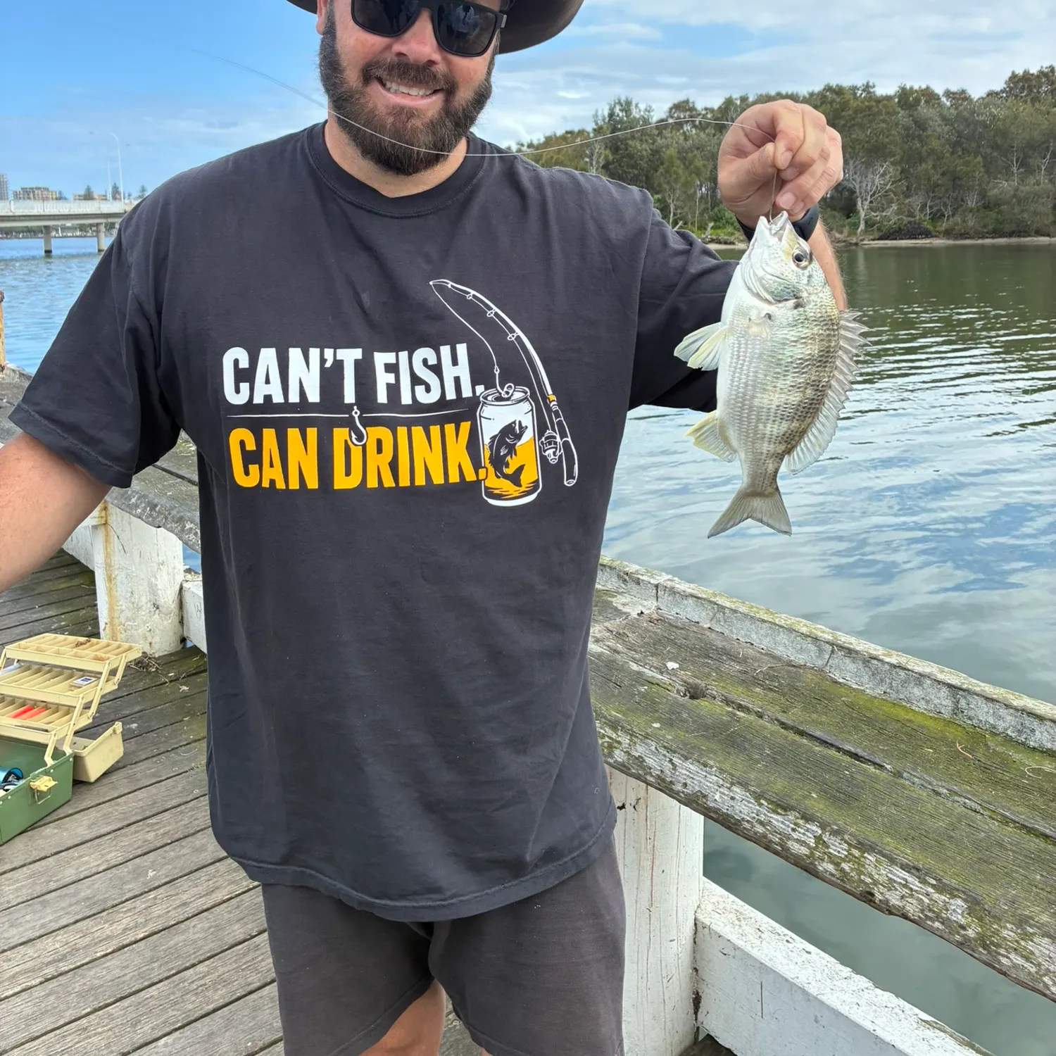 Surf bream caught on Fishbrain