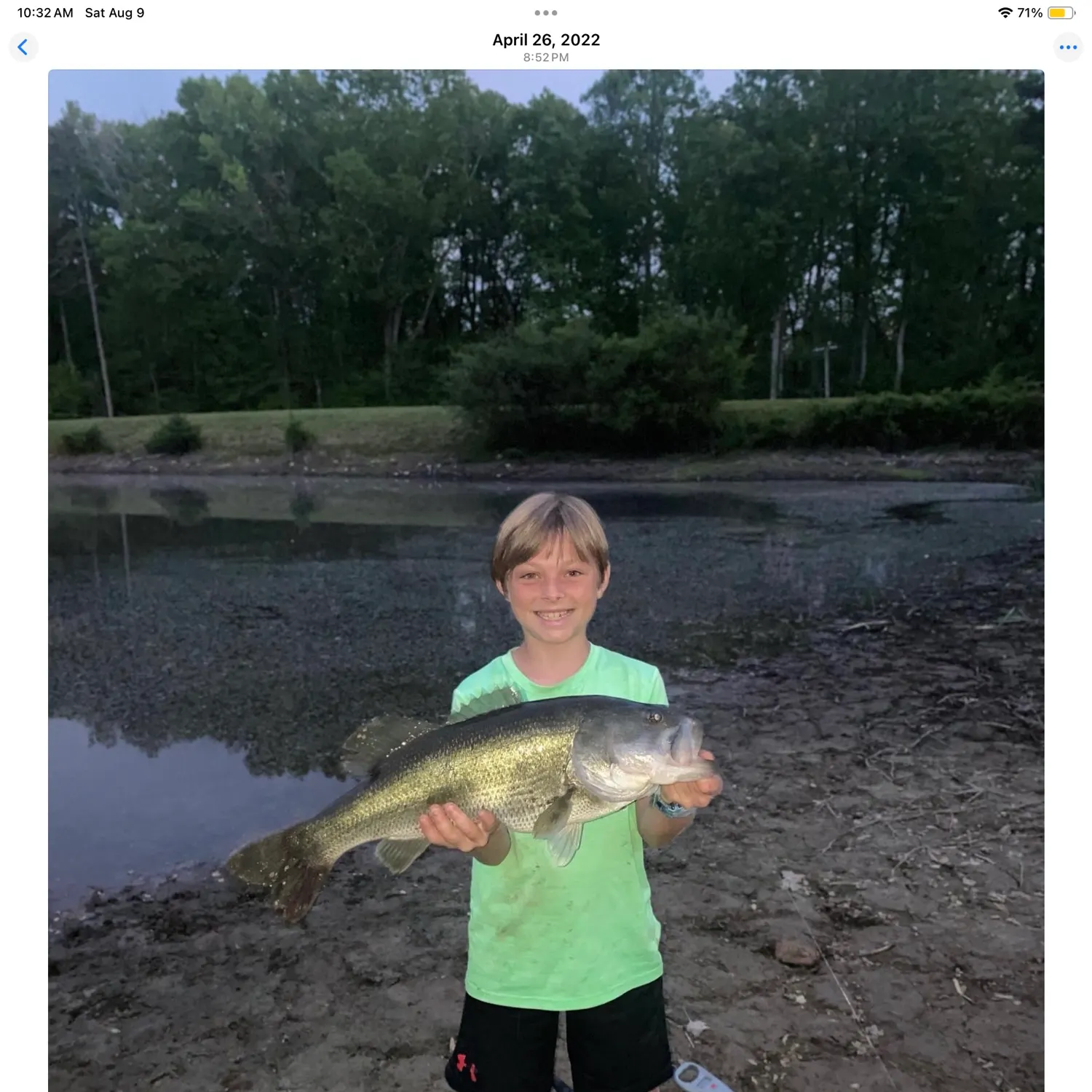 recently logged catches