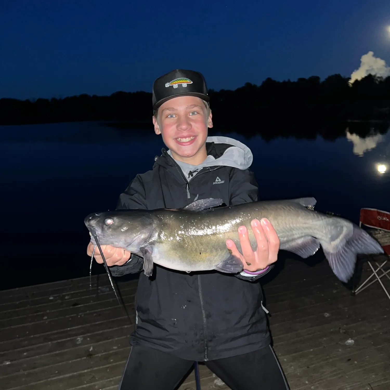 Channel catfish caught on Fishbrain