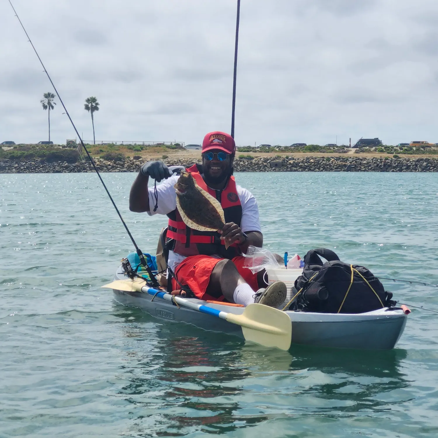 California halibut caught on Fishbrain