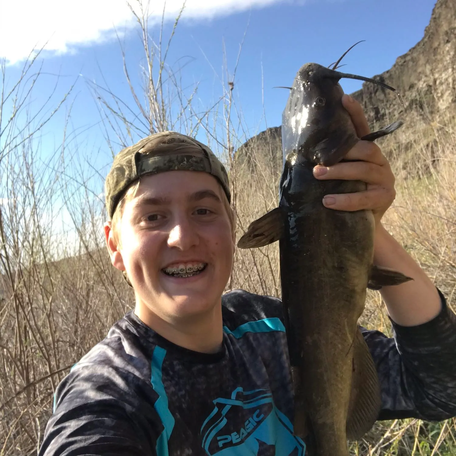 Channel catfish caught on Fishbrain