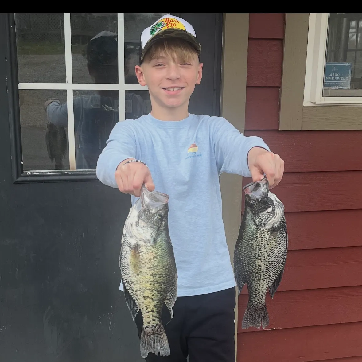 Black crappie caught on Fishbrain