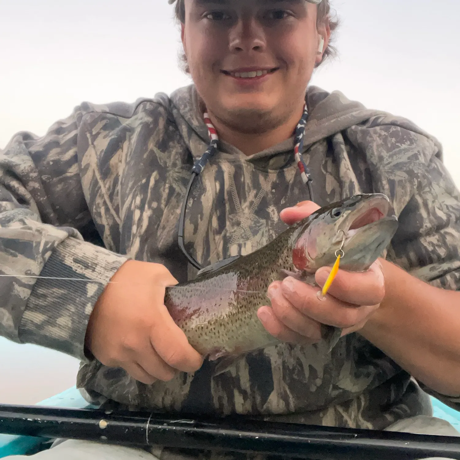 Rainbow trout caught on Fishbrain