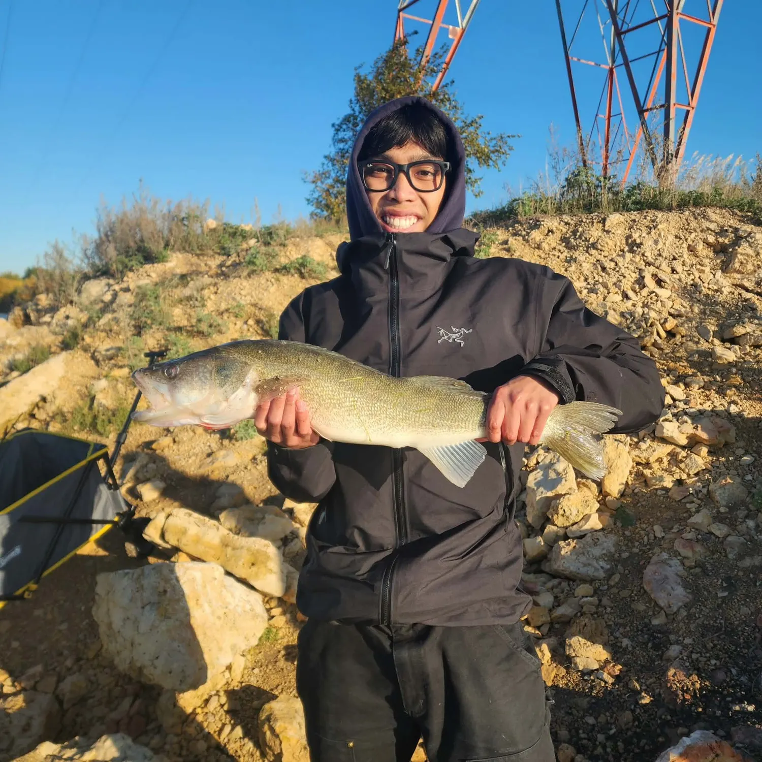 Walleye caught on Fishbrain