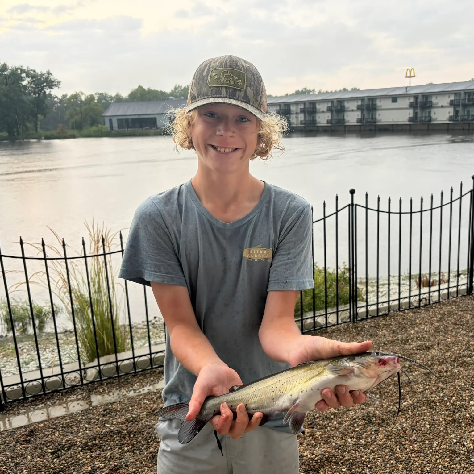 Channel catfish caught on Fishbrain