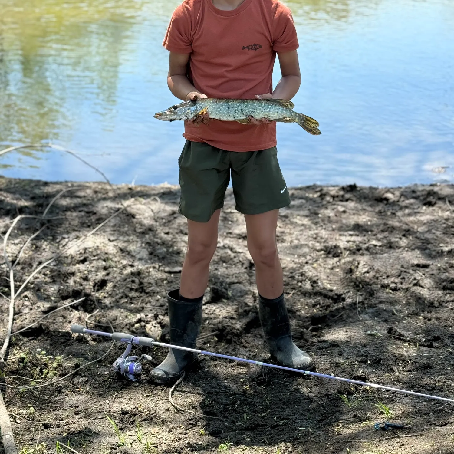 Northern pike caught on Fishbrain
