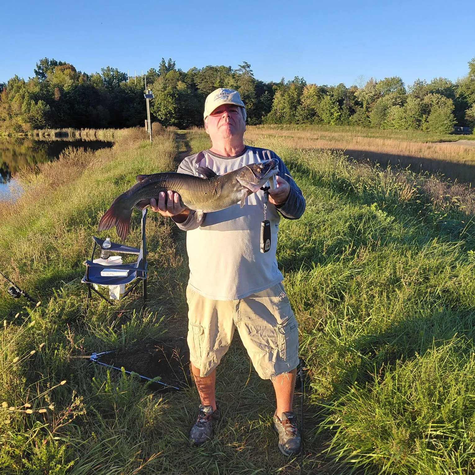 Channel catfish caught on Fishbrain