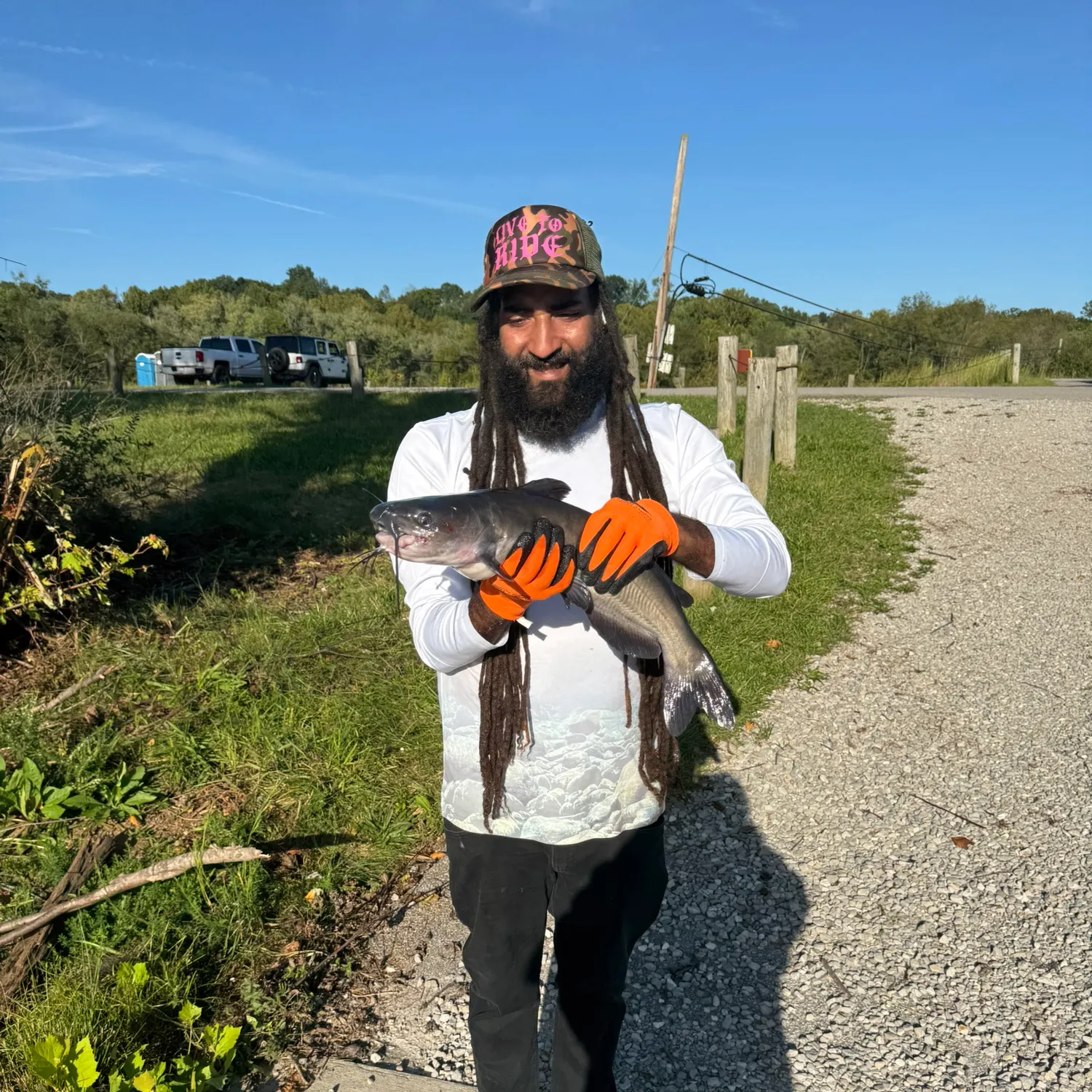 Channel catfish caught on Fishbrain
