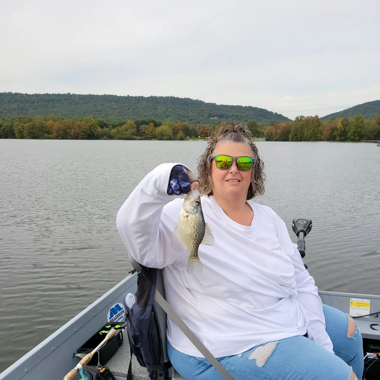 White crappie caught on Fishbrain
