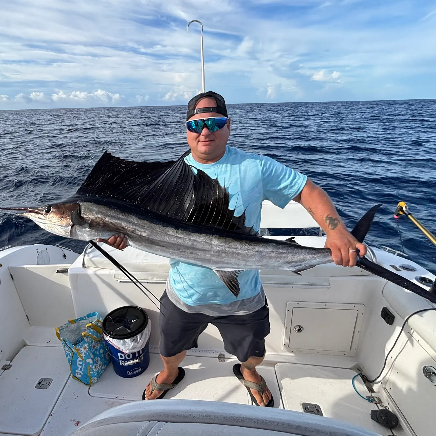 Atlantic sailfish caught on Fishbrain