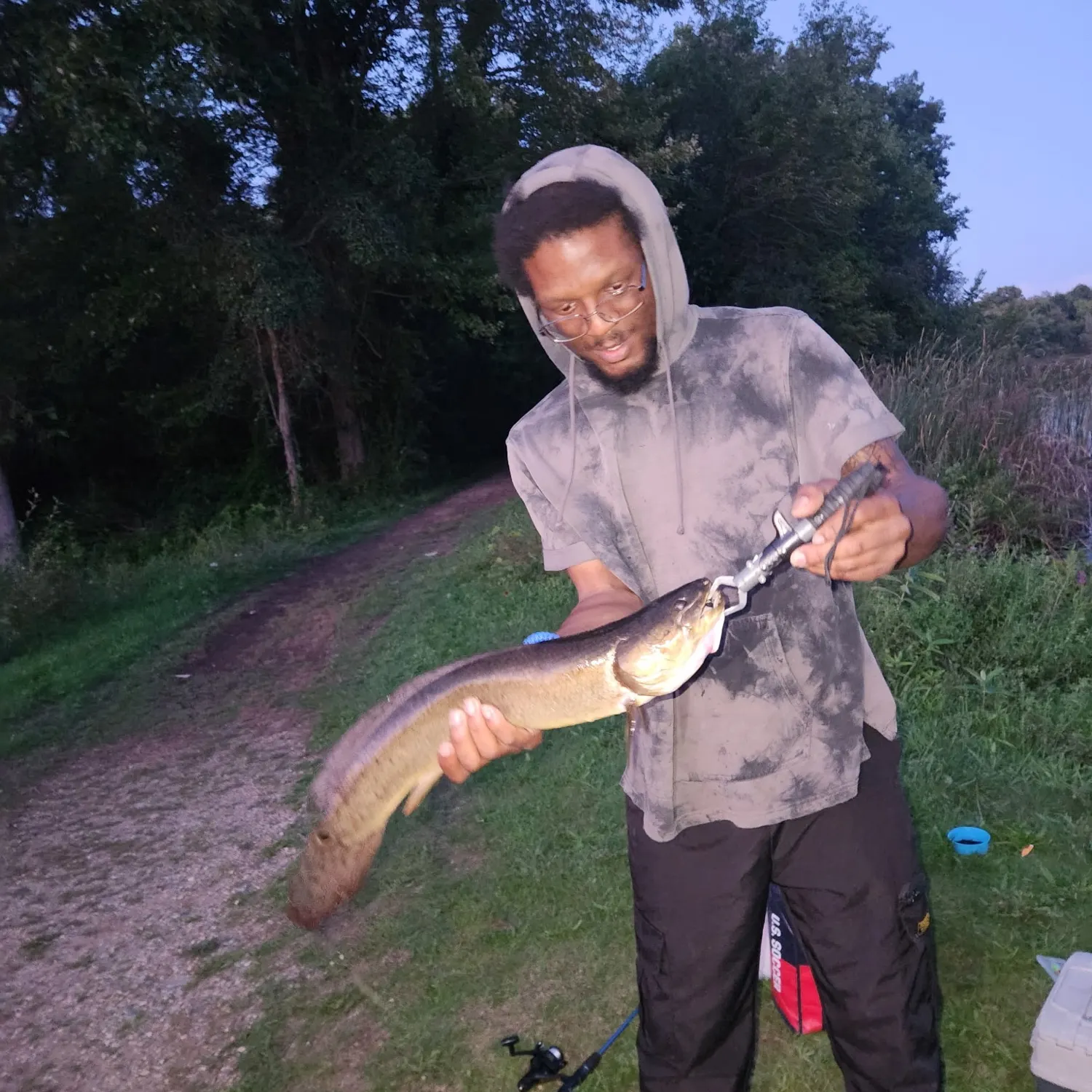 Eyetail bowfin caught on Fishbrain