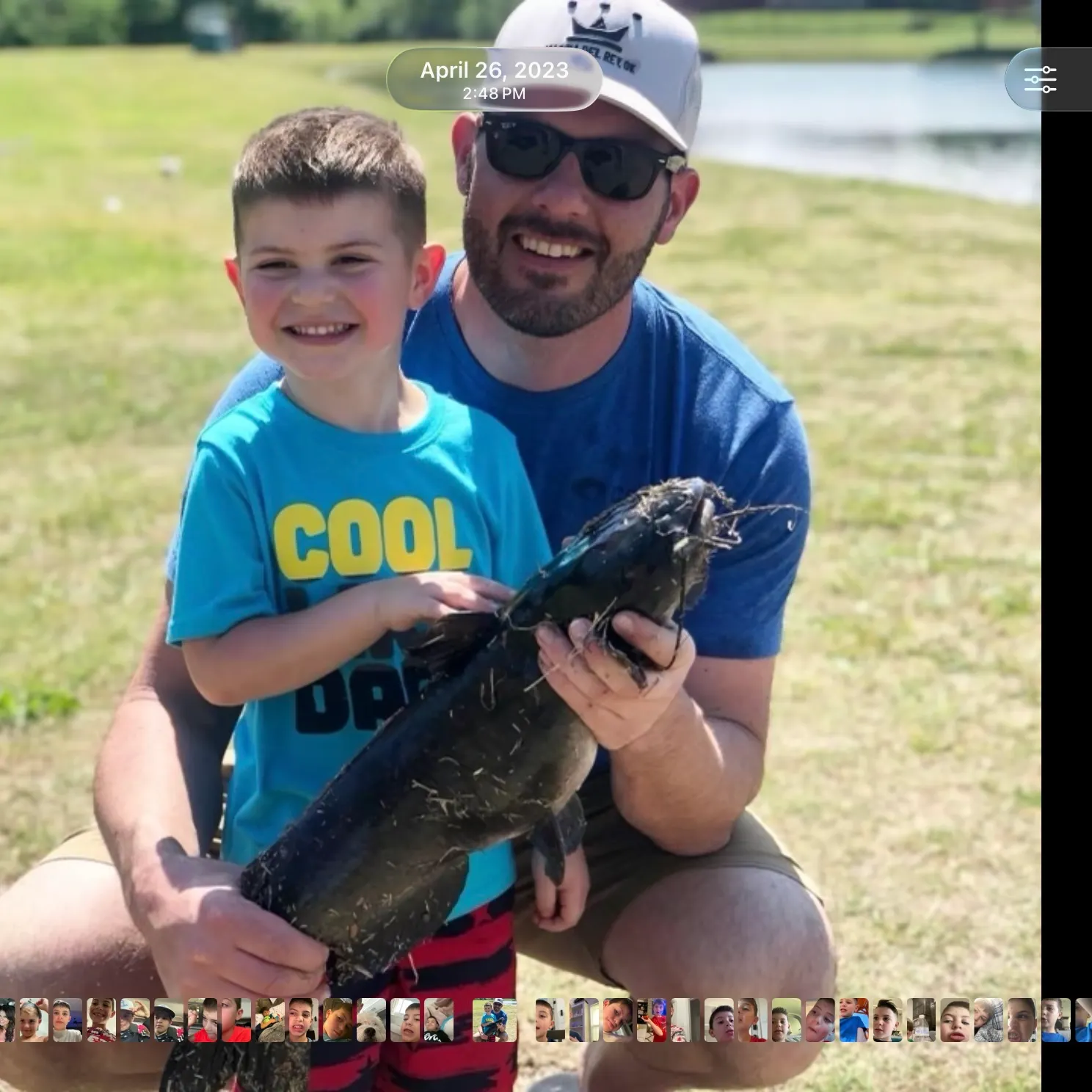 Channel catfish caught on Fishbrain