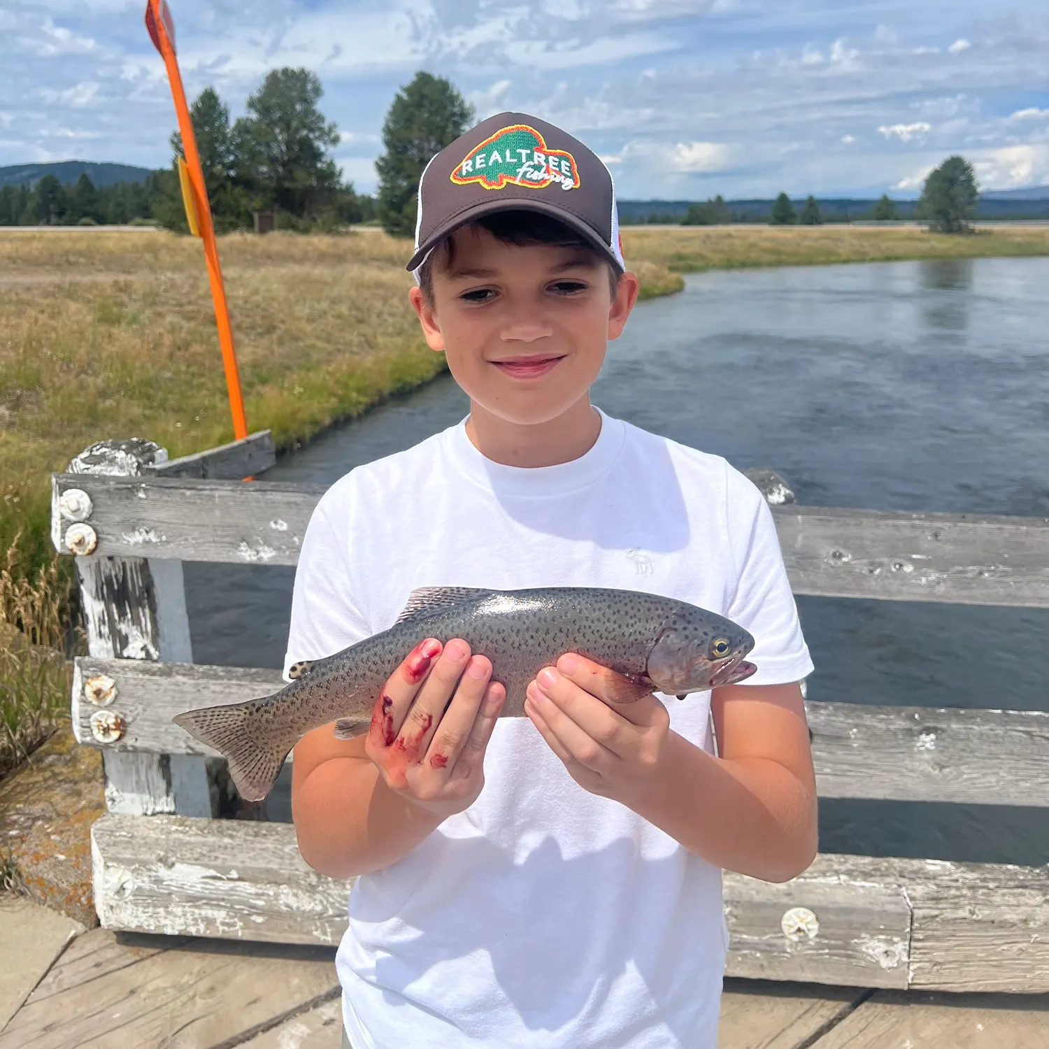 Rainbow trout caught on Fishbrain