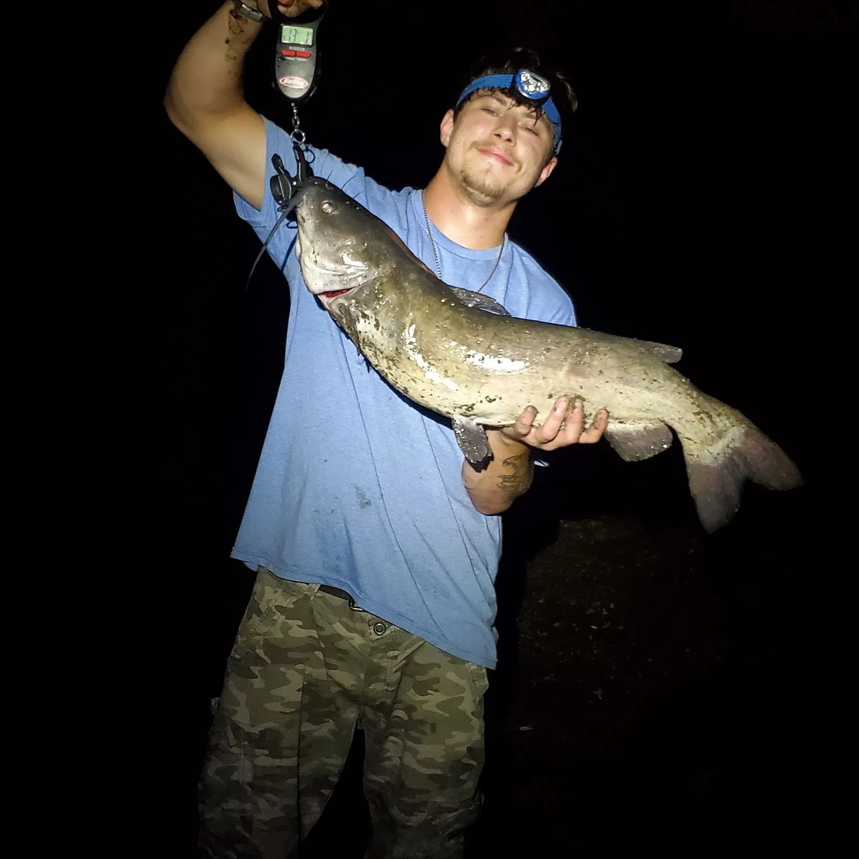 Channel catfish caught on Fishbrain