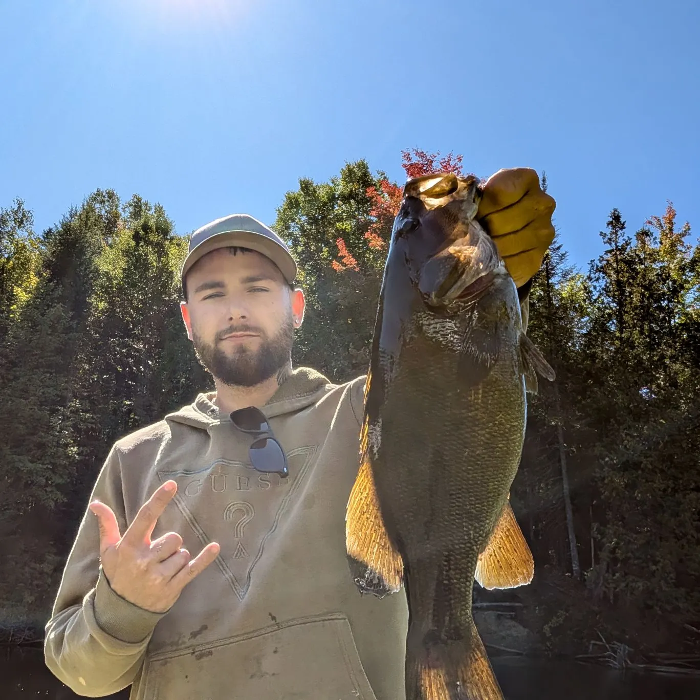 Smallmouth bass caught on Fishbrain