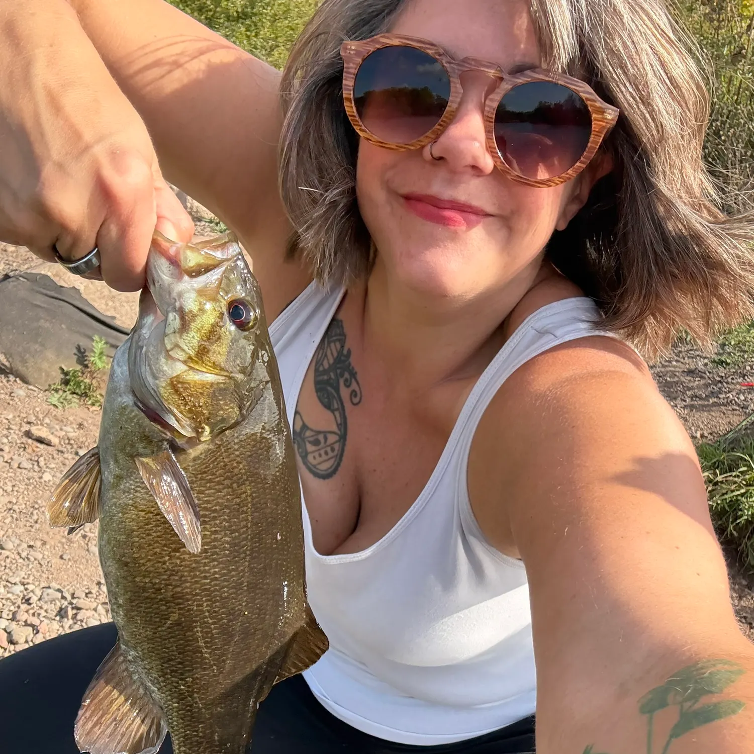 Smallmouth bass caught on Fishbrain