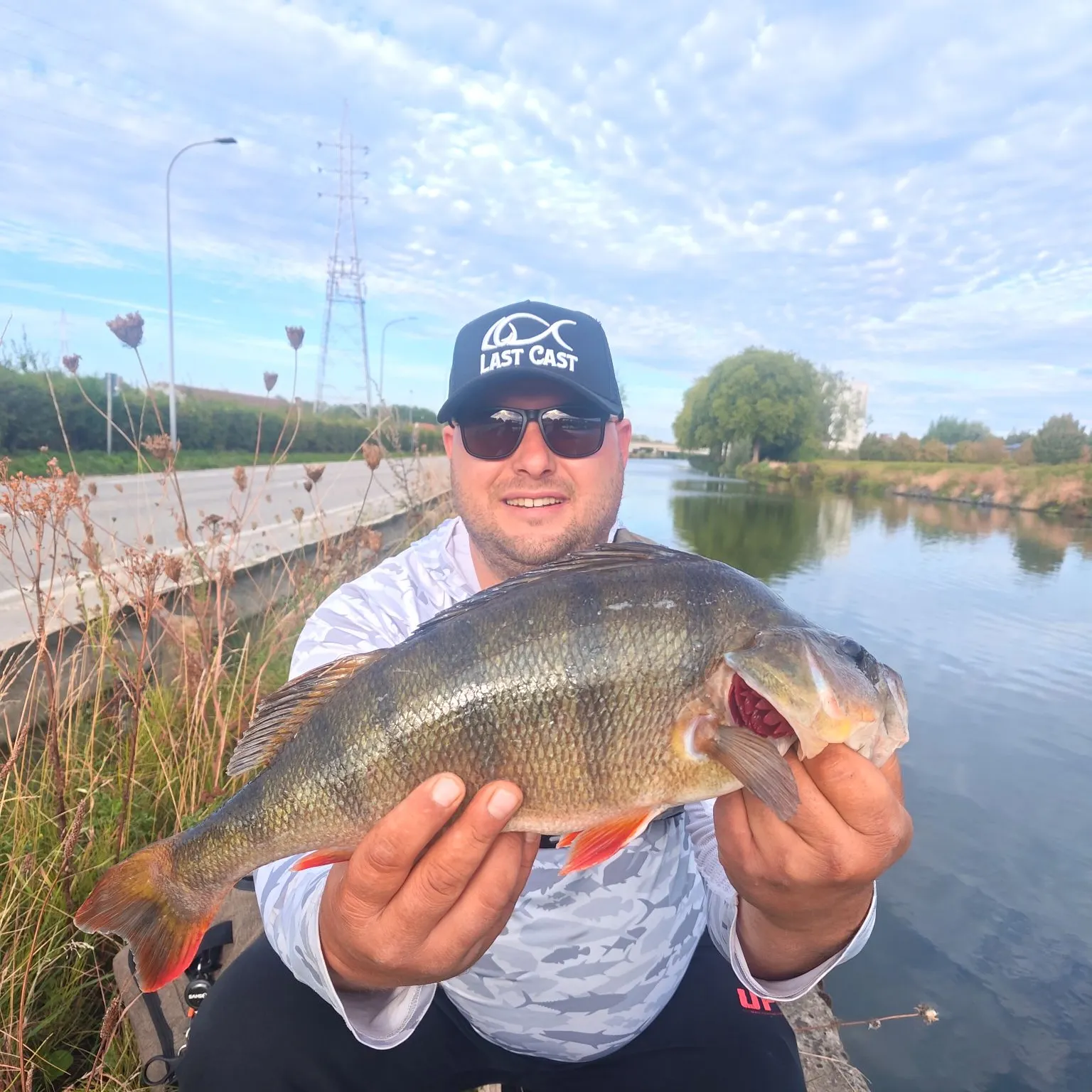 European perch caught on Fishbrain
