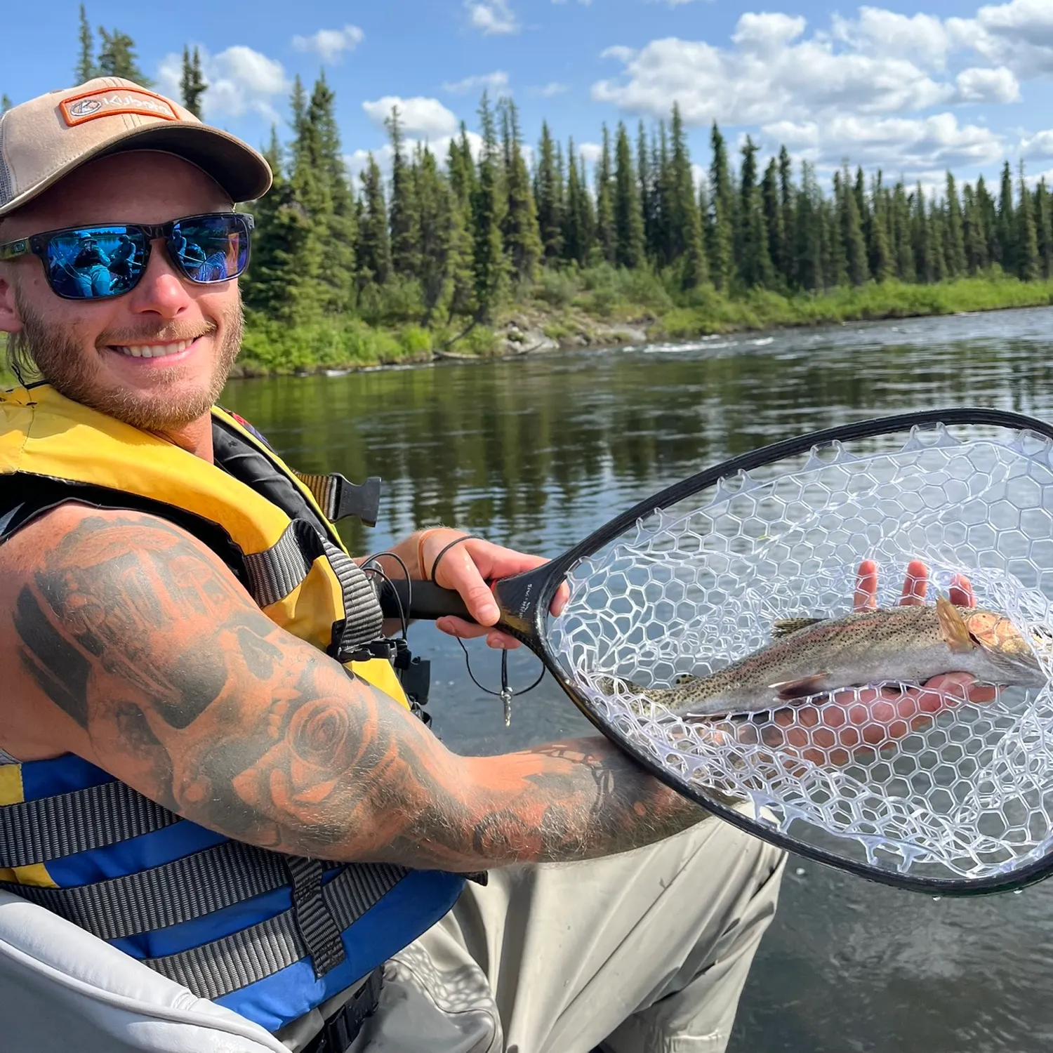 Rainbow trout caught on Fishbrain