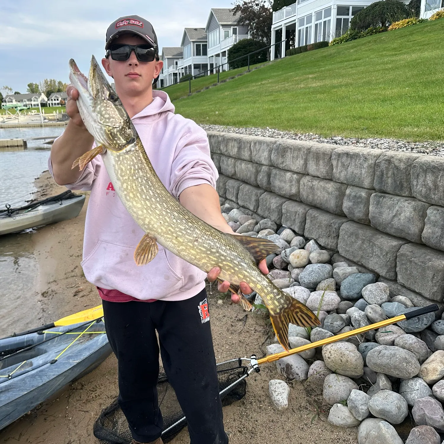 Northern pike caught on Fishbrain