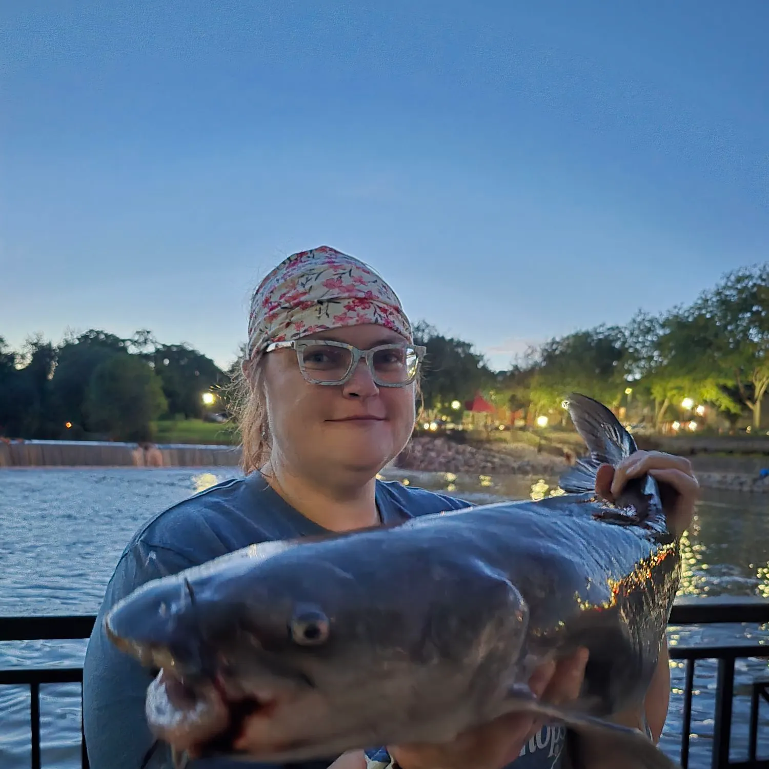 Channel catfish caught on Fishbrain