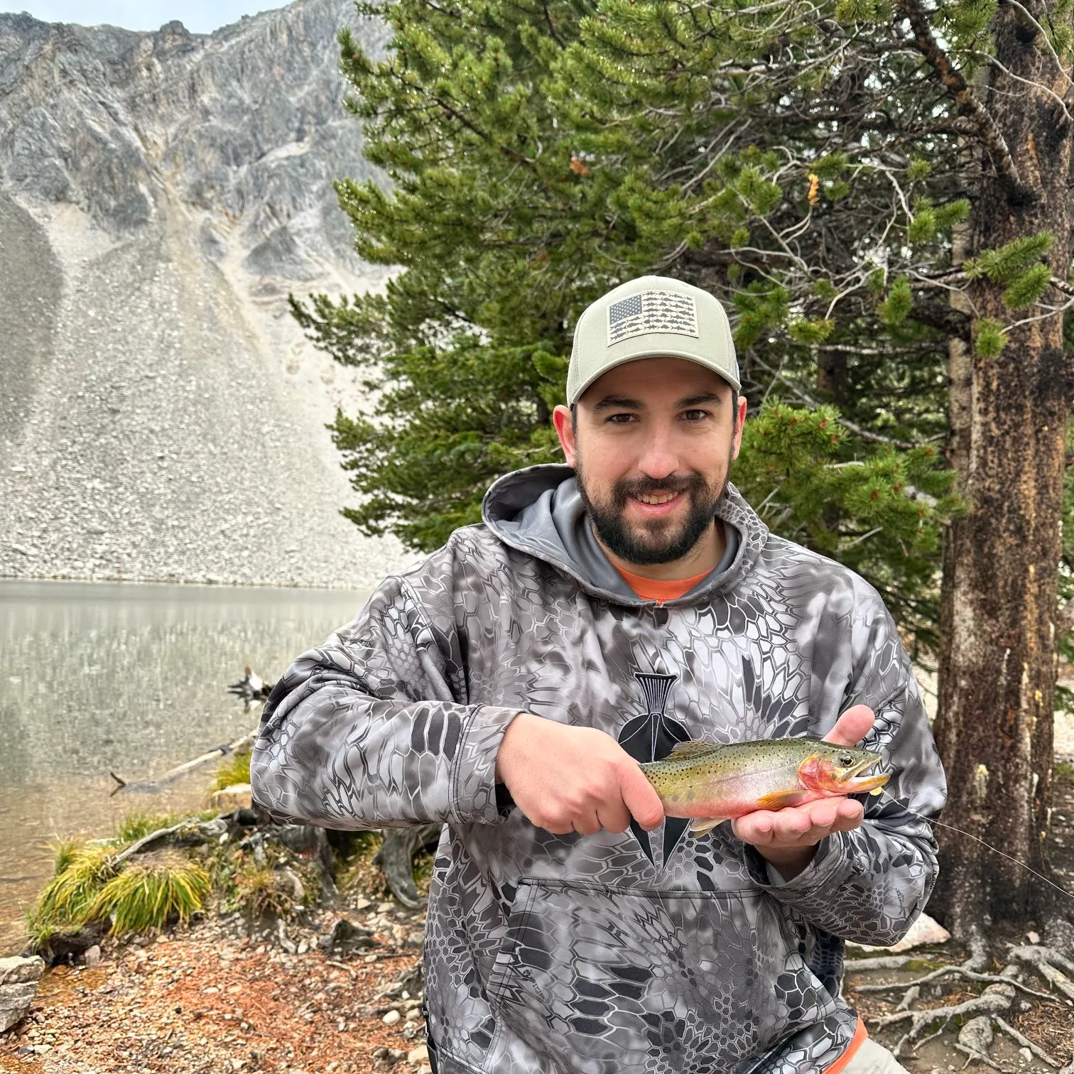 Rainbow trout caught on Fishbrain