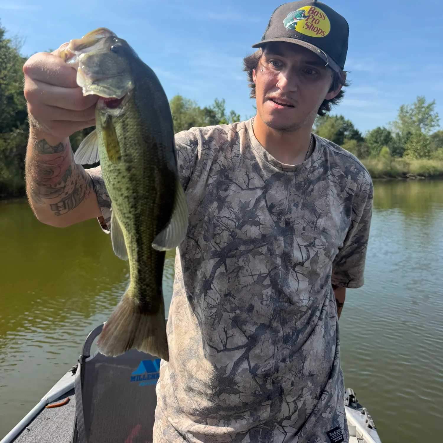 Spotted bass caught on Fishbrain