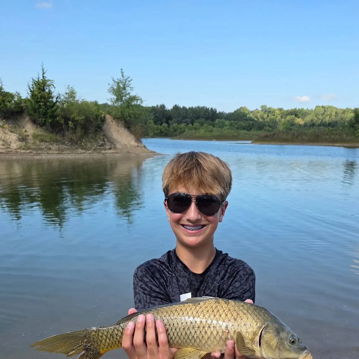 Common carp caught on Fishbrain