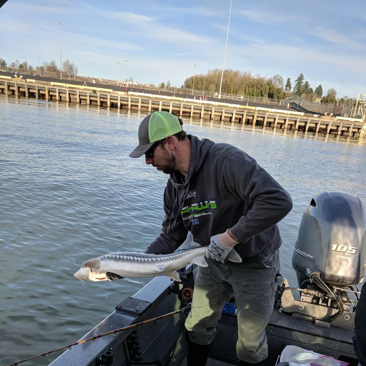 The most recent White sturgeon catches on Fishbrain