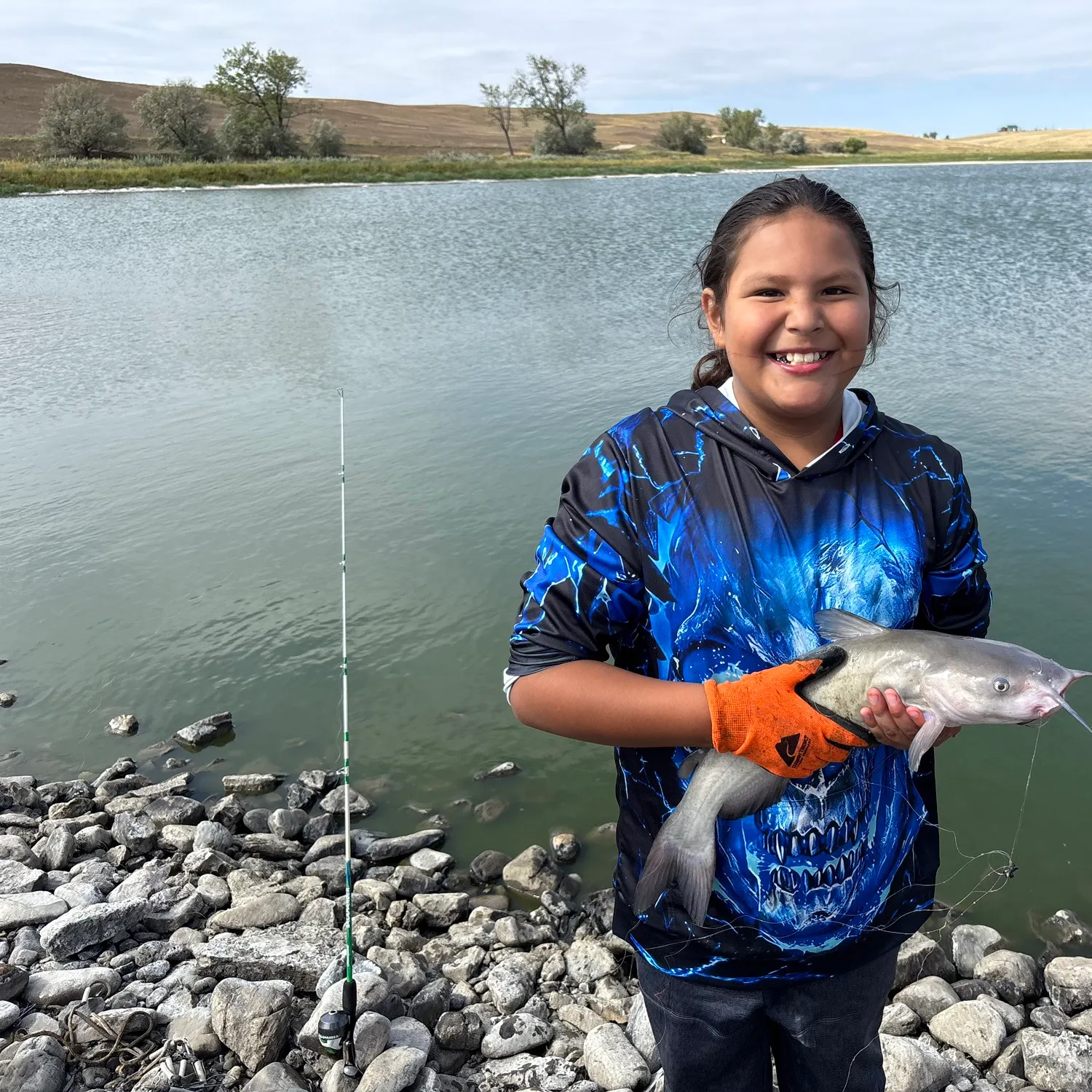 Channel catfish caught on Fishbrain