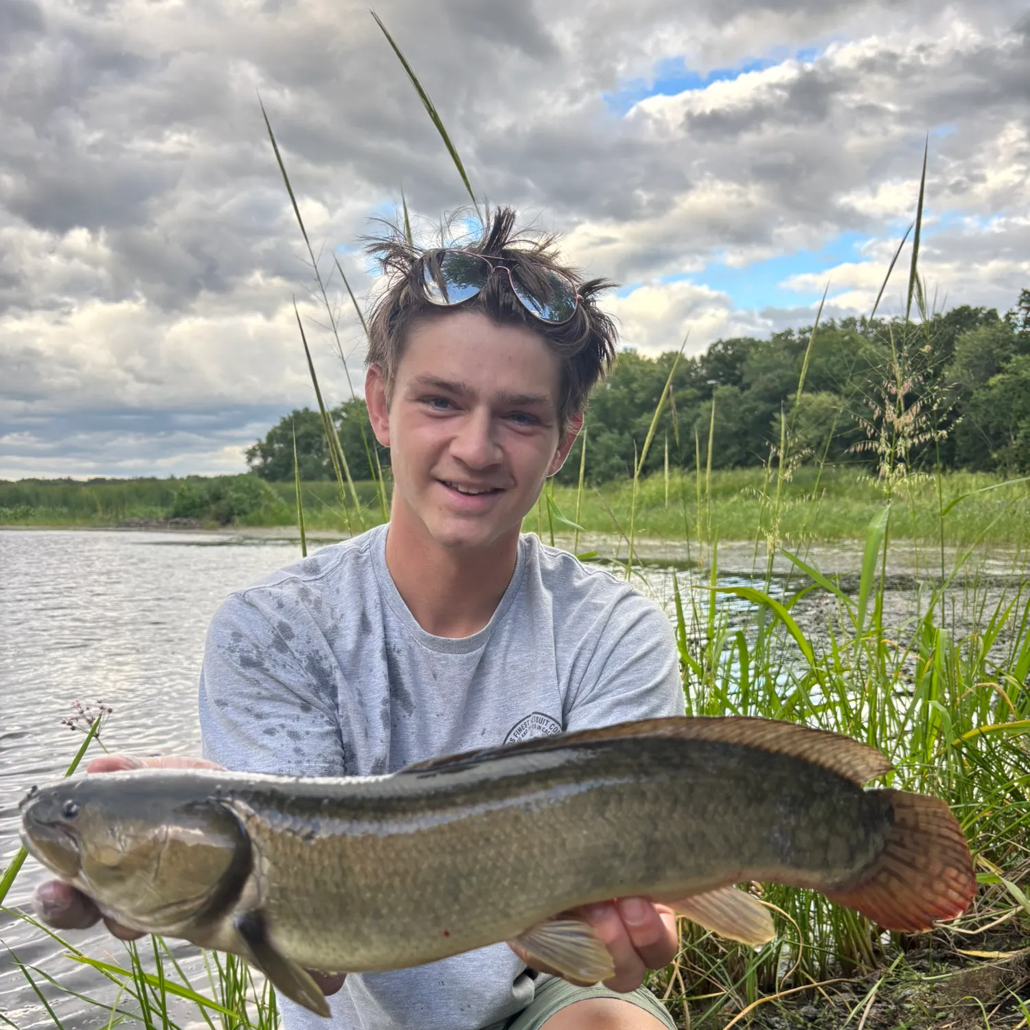 Eyetail bowfin caught on Fishbrain