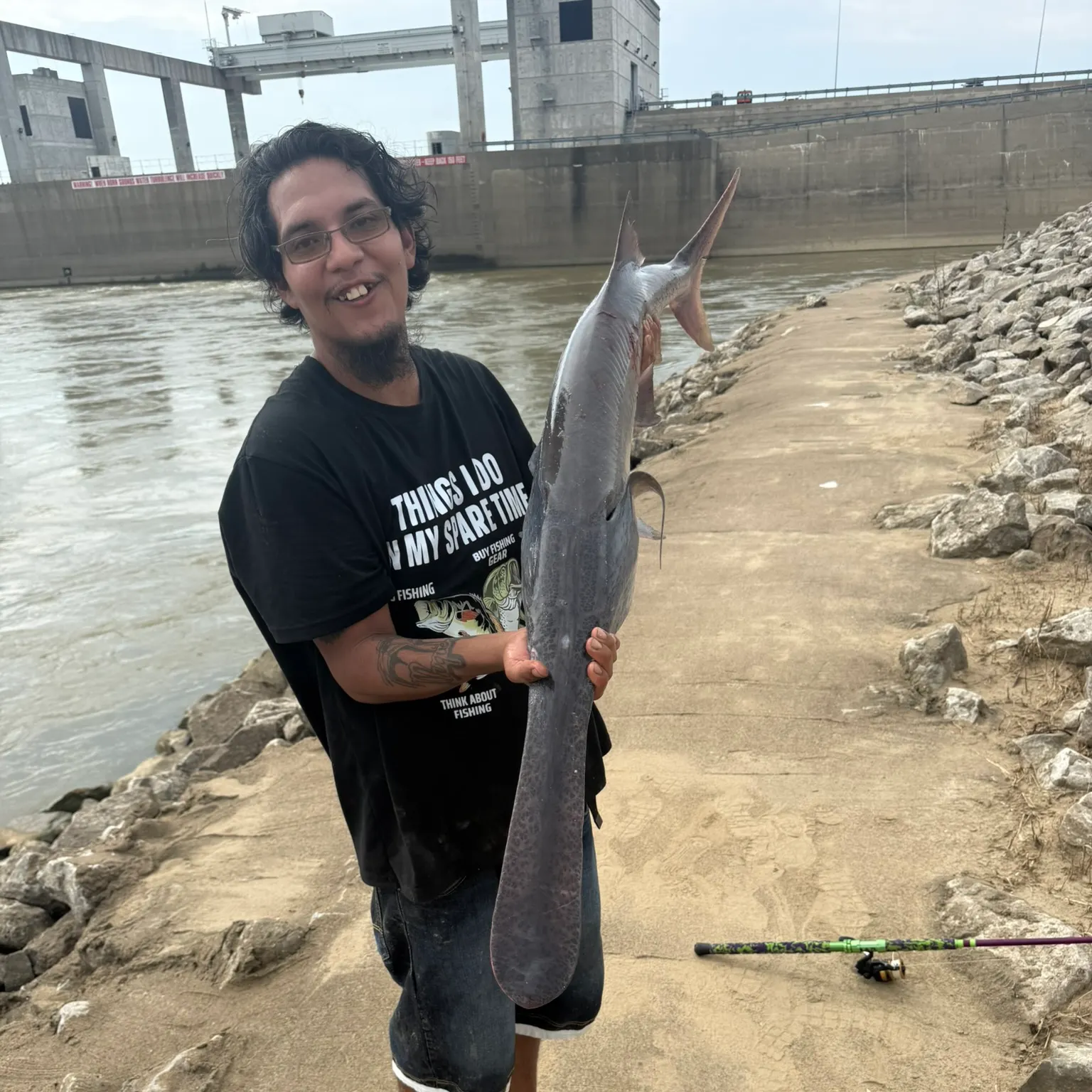 The most recent Paddlefish catches on Fishbrain