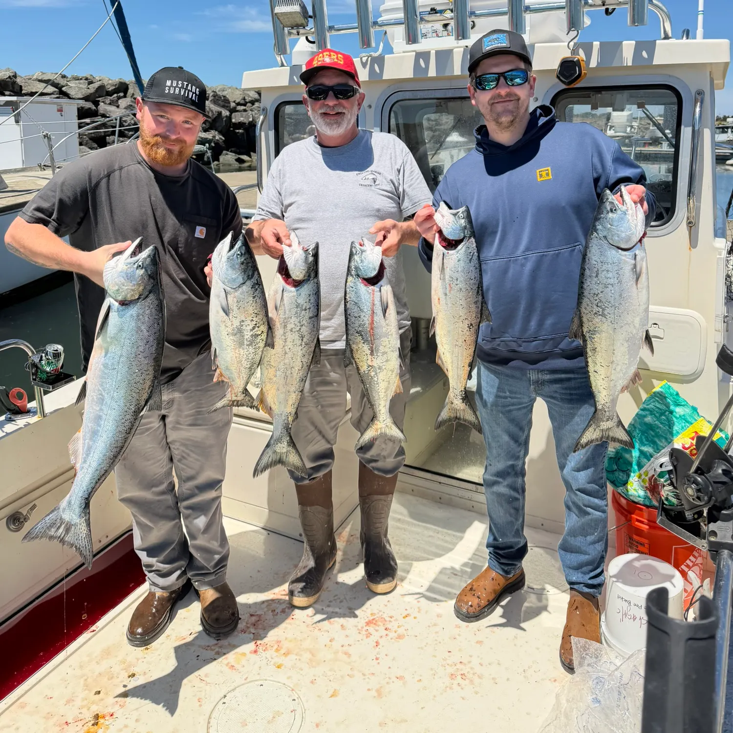 The most recent Chinook salmon catches on Fishbrain