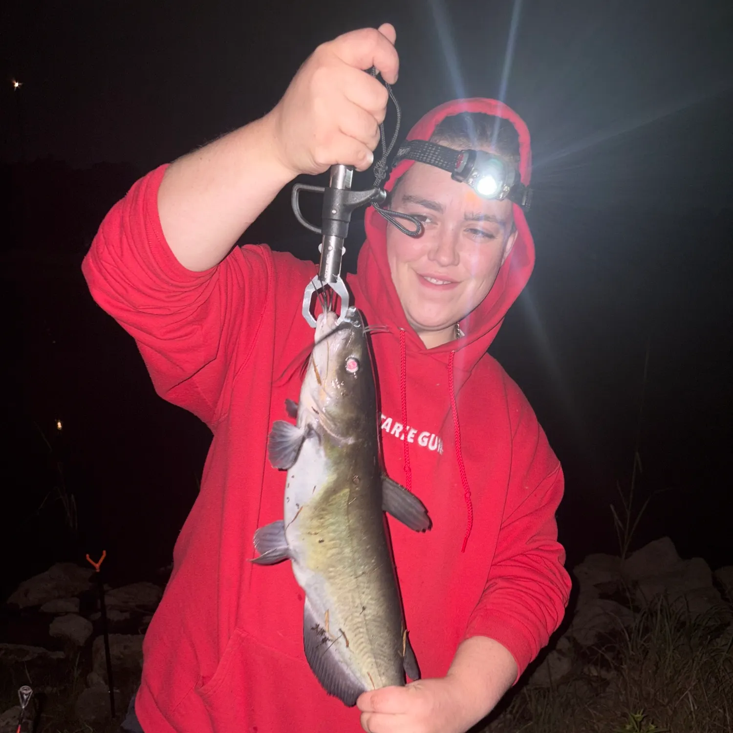 Channel catfish caught on Fishbrain