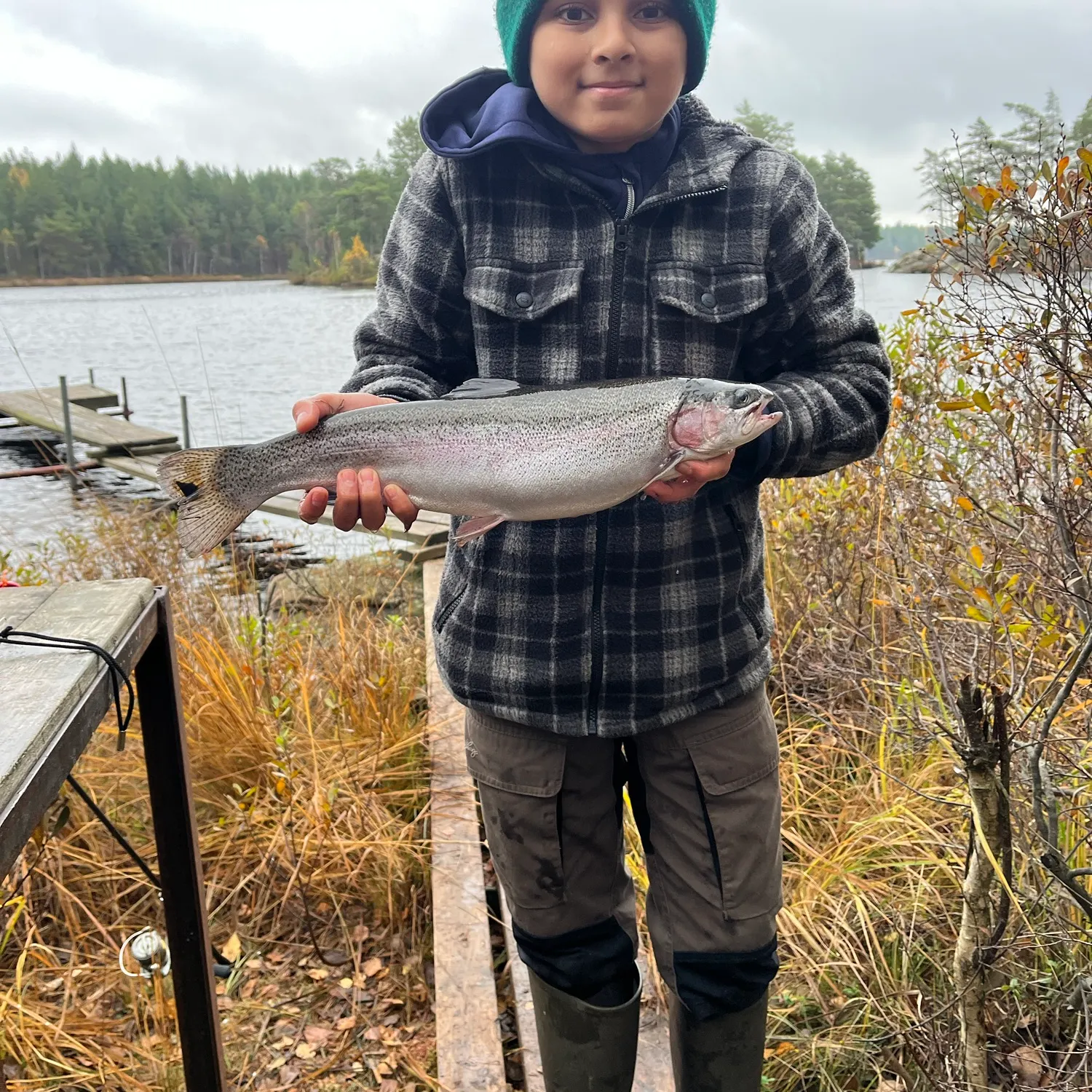 Rainbow trout caught on Fishbrain
