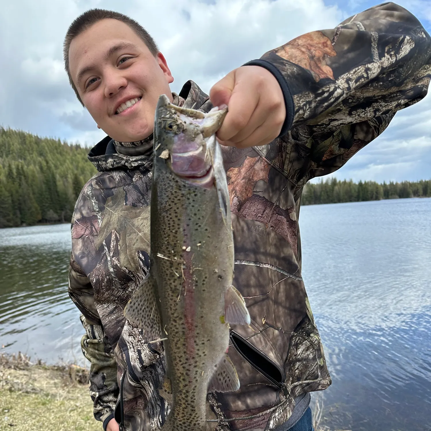 Rainbow trout caught on Fishbrain