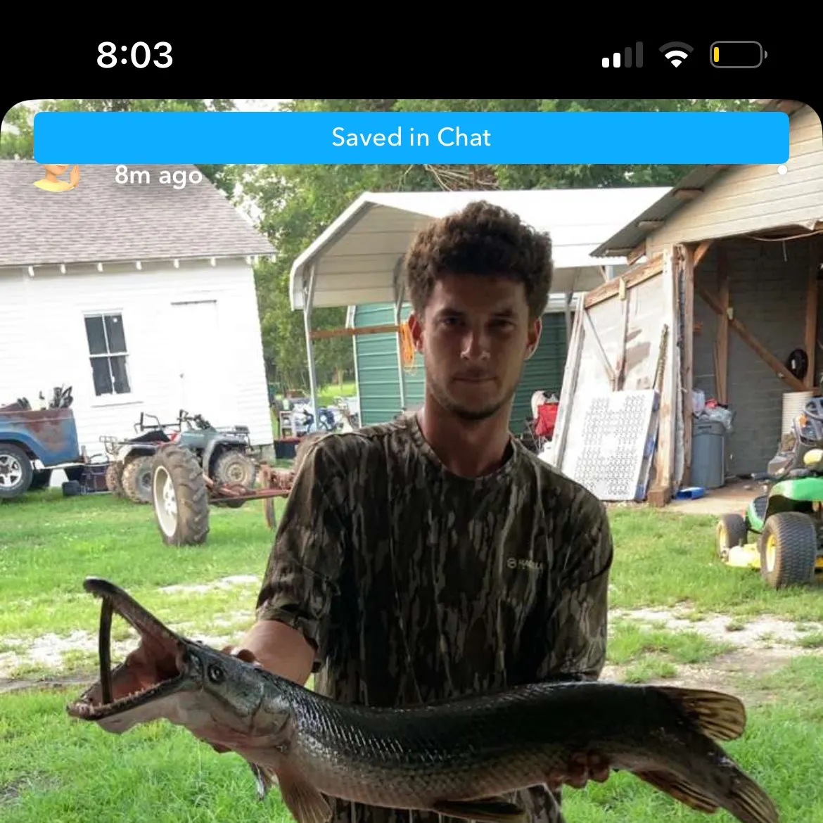 recently logged catches