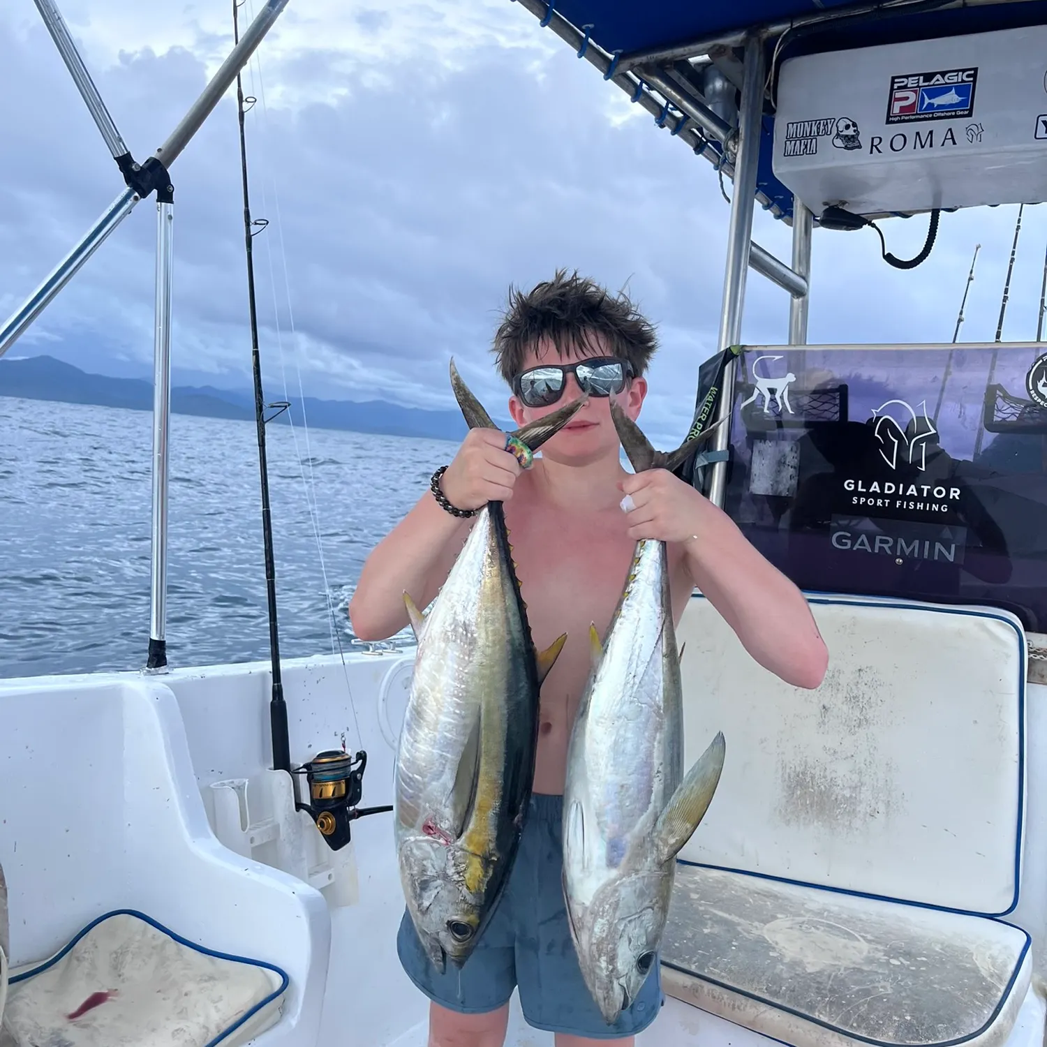 Yellowfin tuna caught on Fishbrain