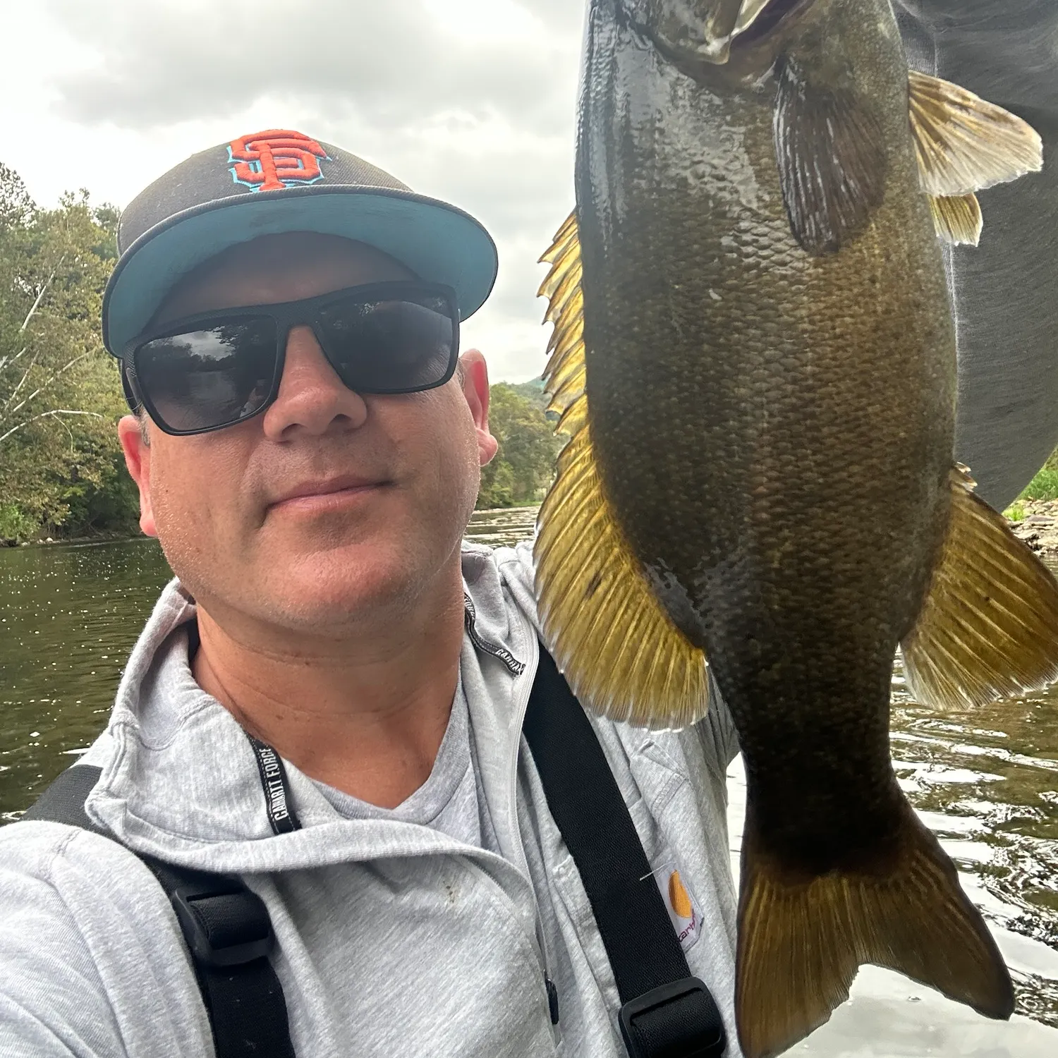 Smallmouth bass caught on Fishbrain