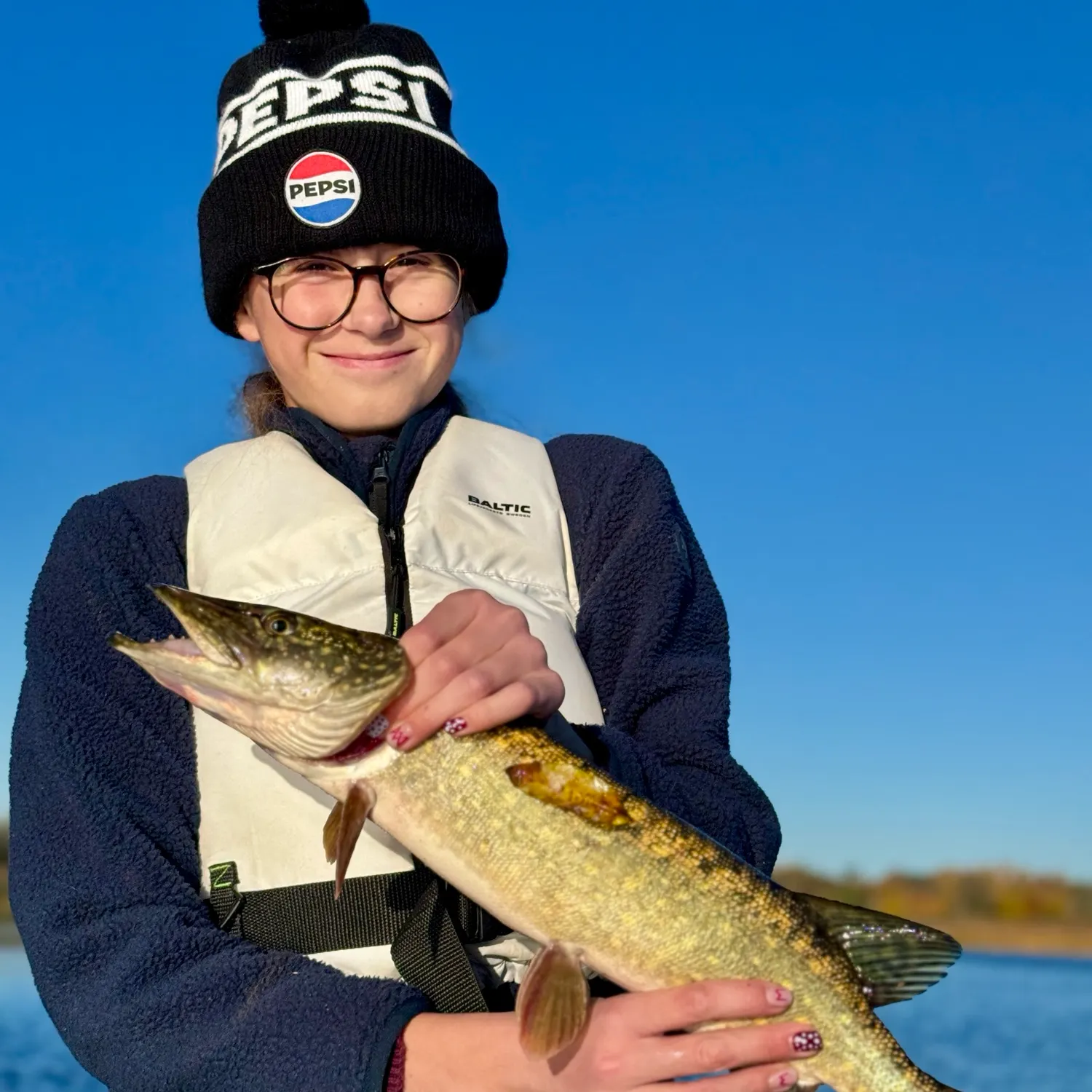 Northern pike caught on Fishbrain