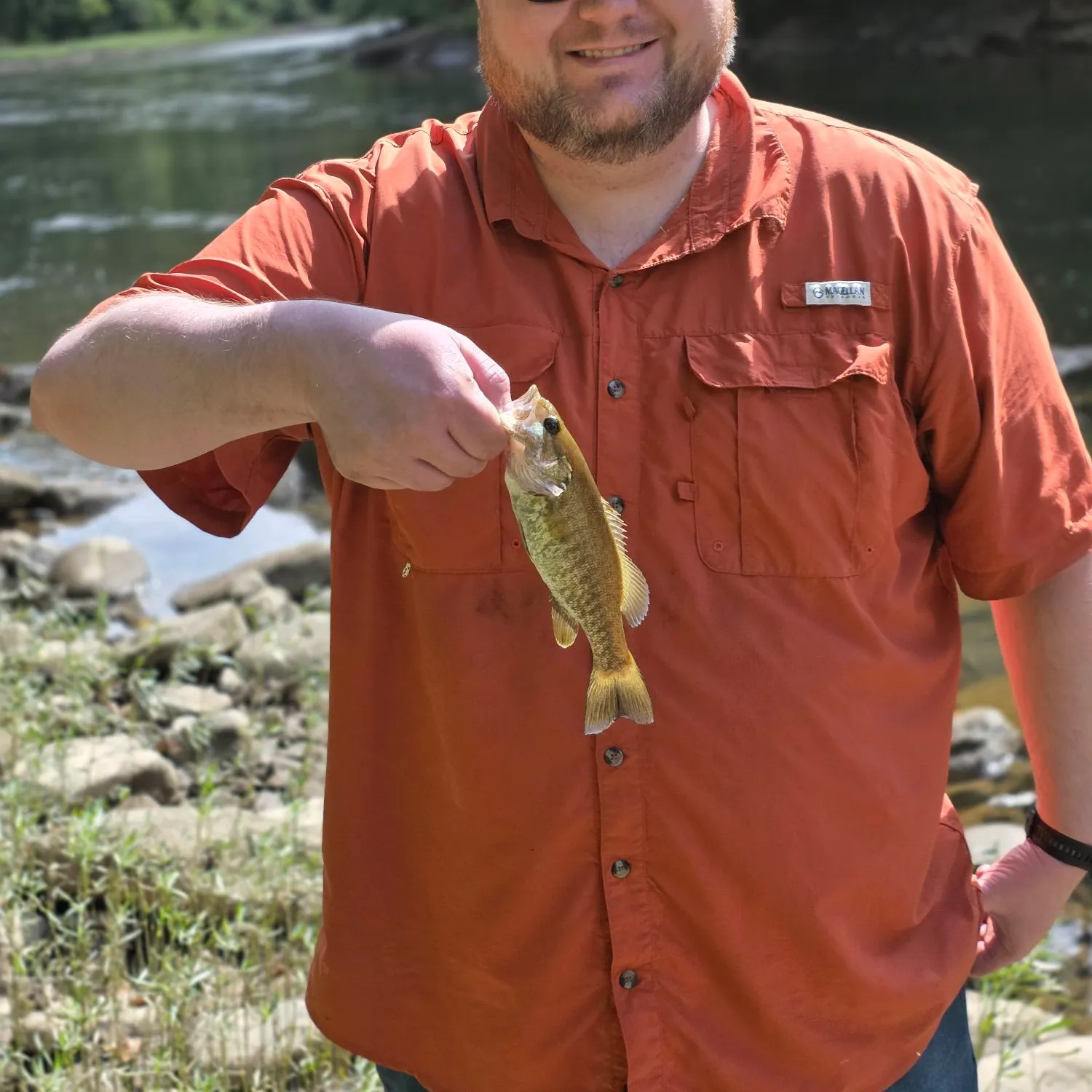 Smallmouth bass caught on Fishbrain